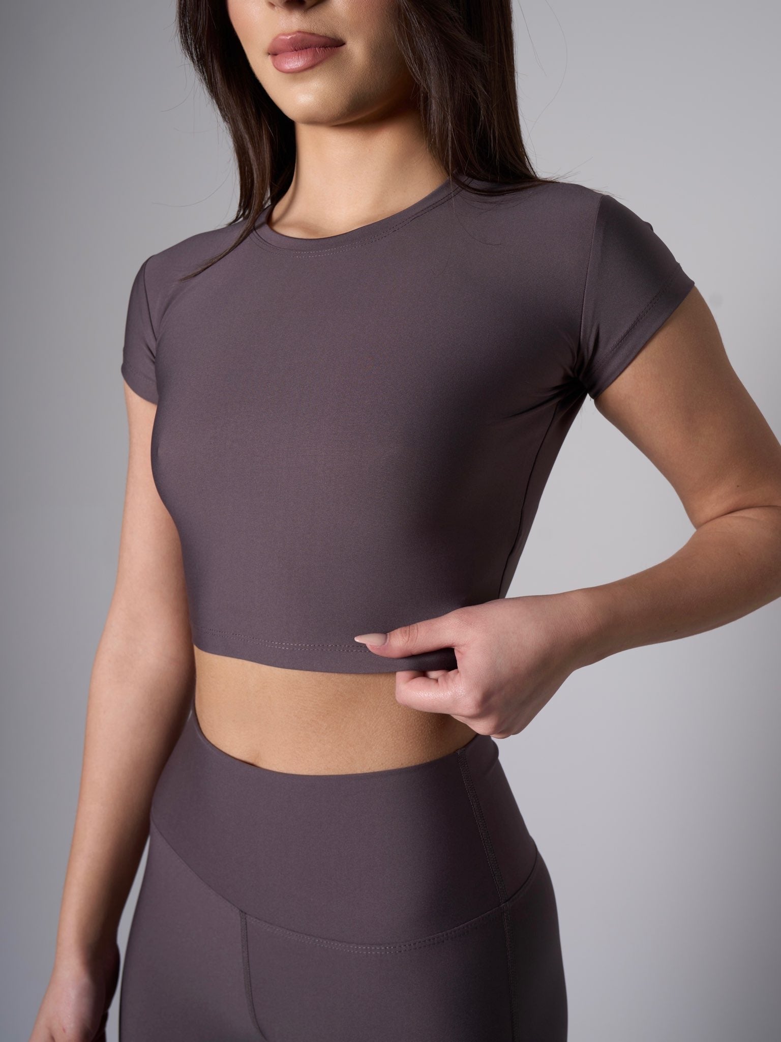 Melina Short Sleeve Top - Light Purple