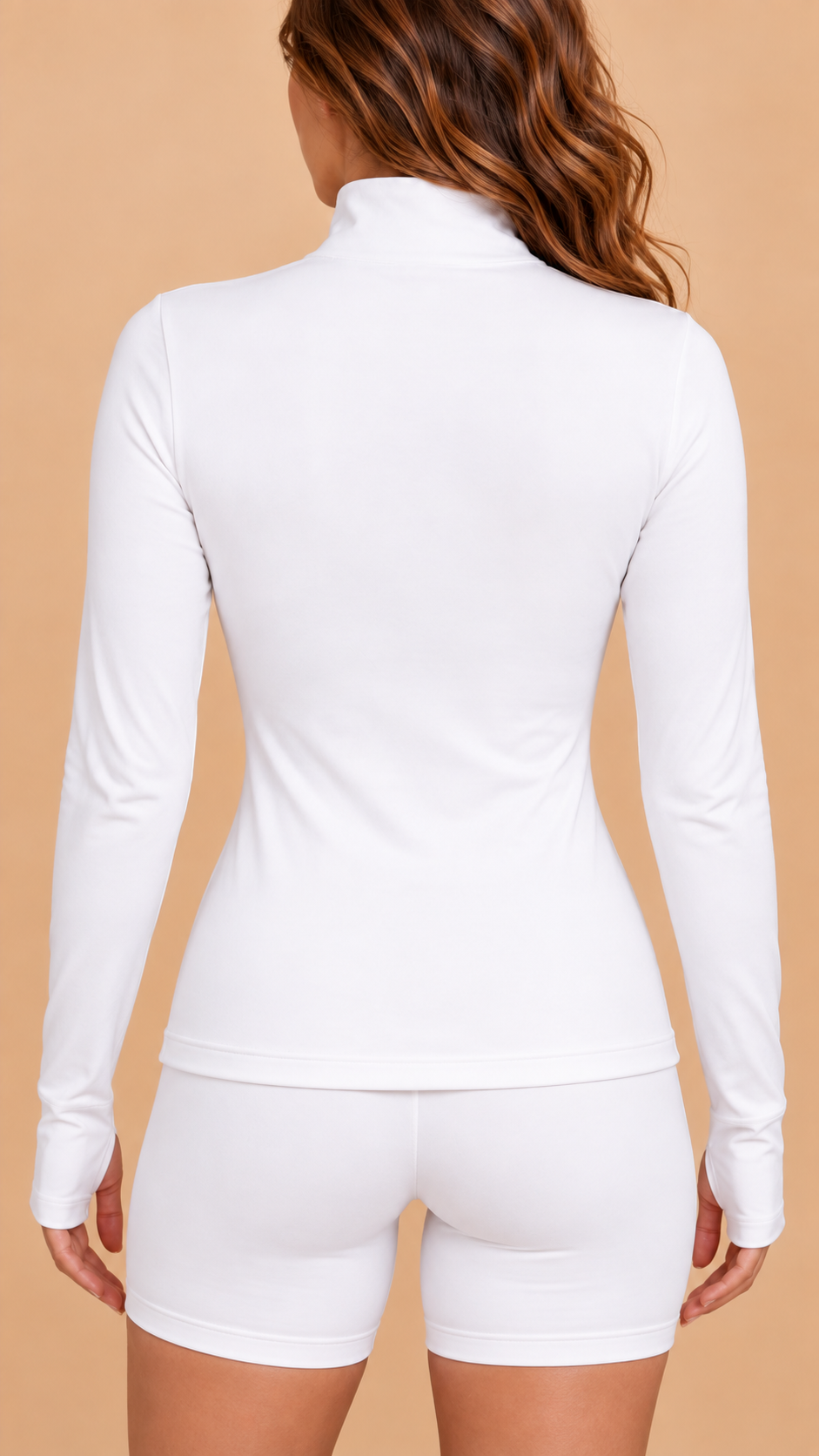 LIORA SOFT FULL ZIPPER JACKET - ECRU