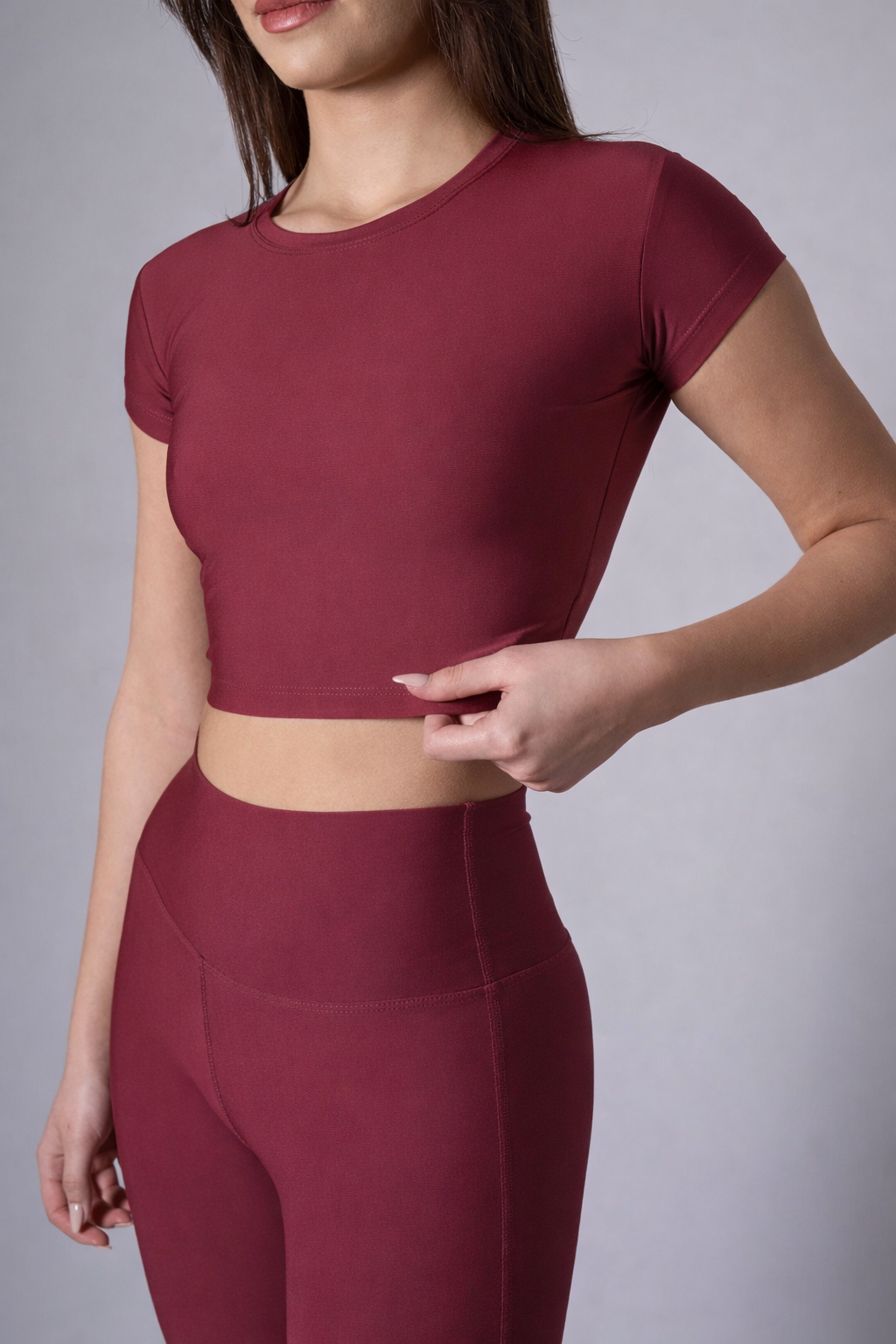 Melina Short Sleeve Top - Dusty Rose