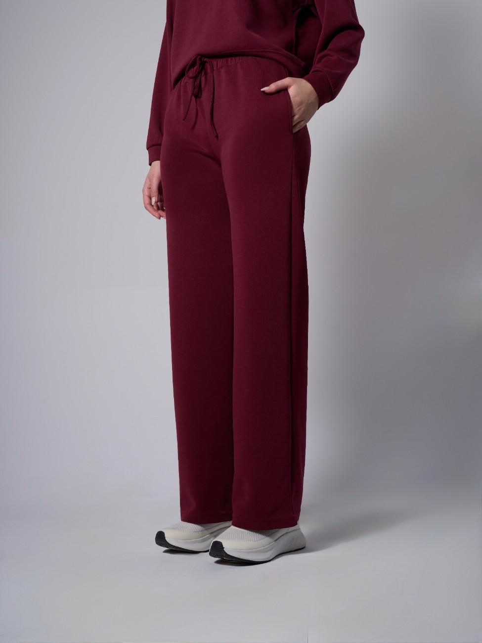 Nora Modal Pants - Claret Red