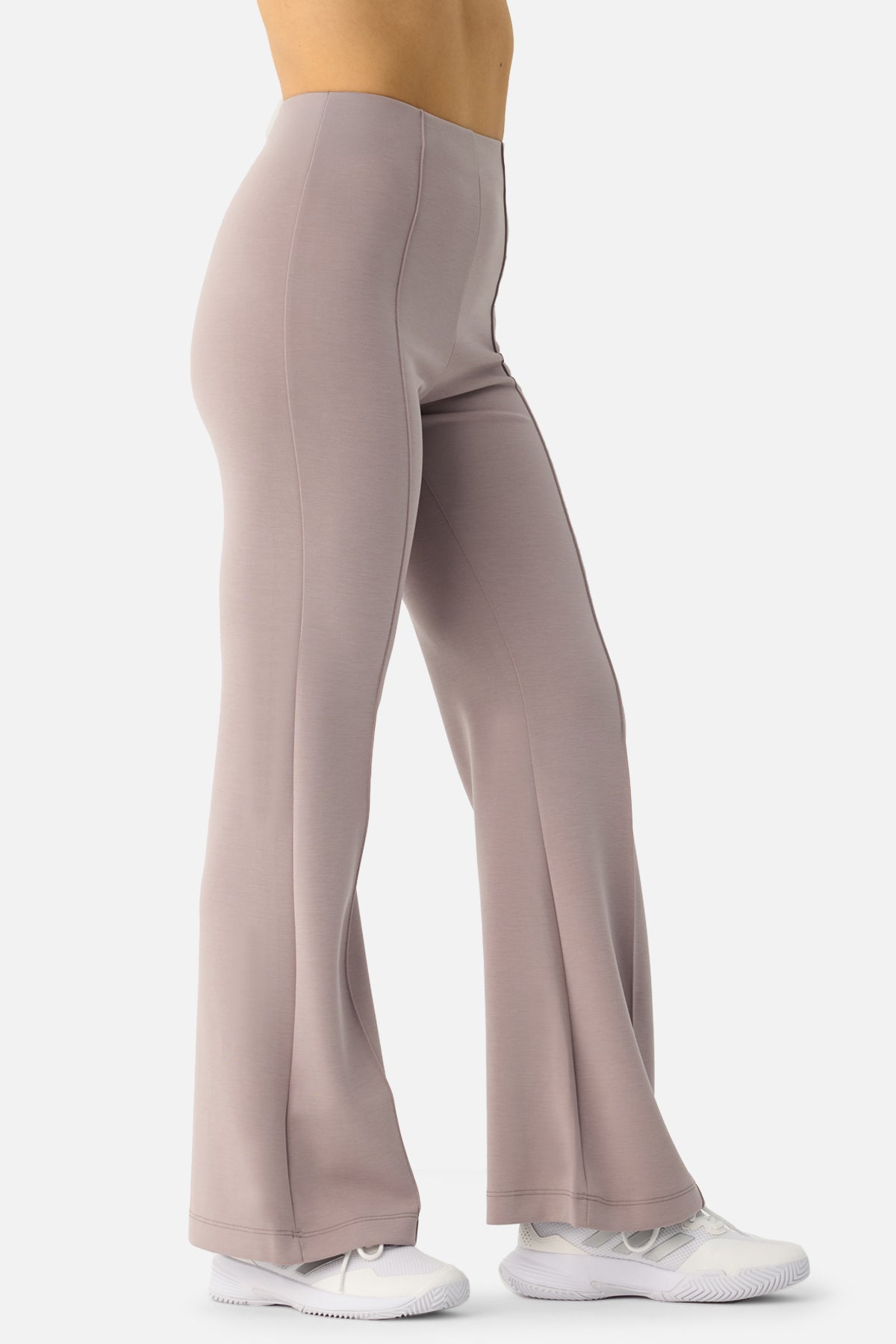 Mira Modal Flare Pants - Stone