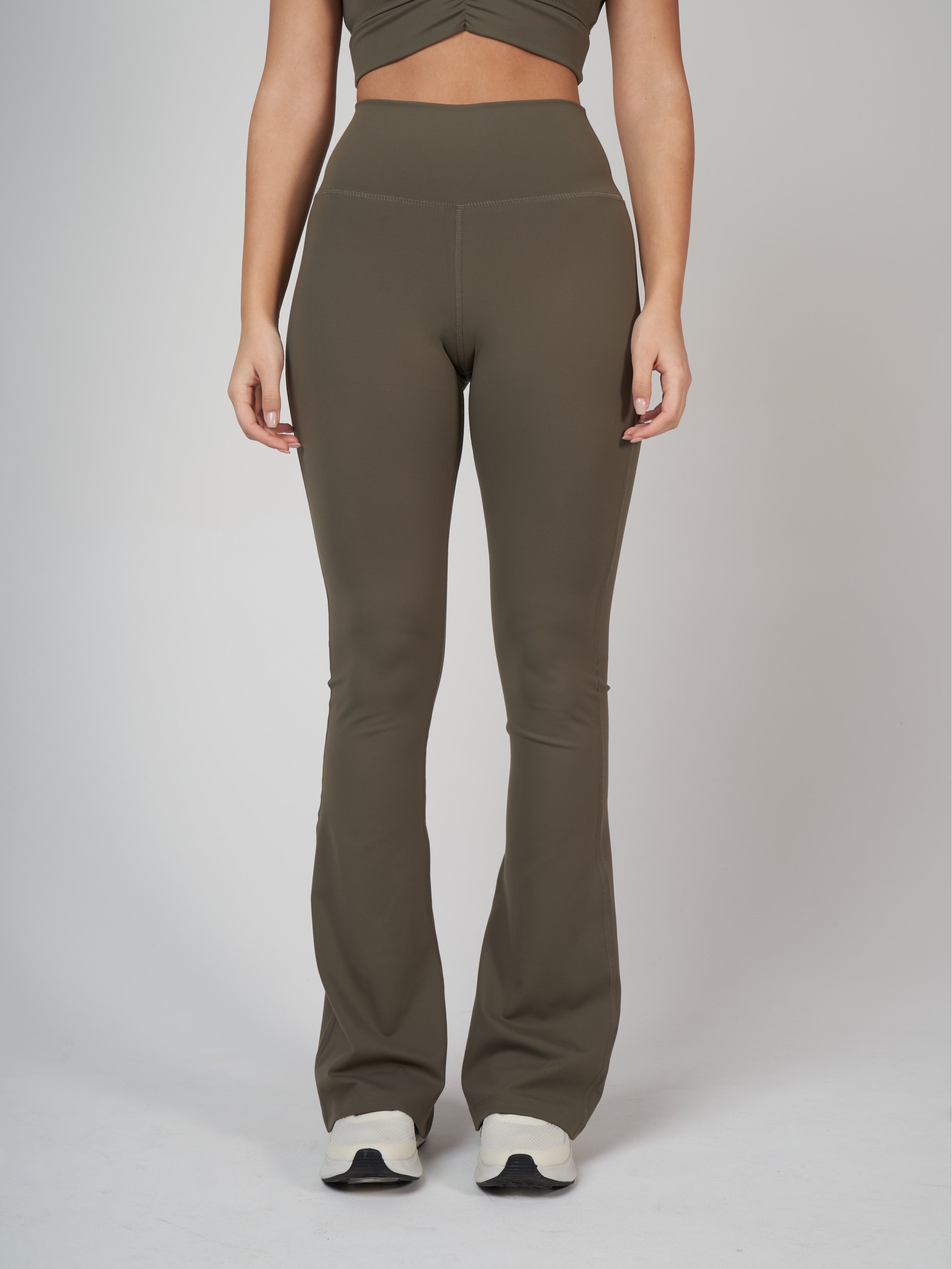 Liora Soft Flare Хеланки - Khaki