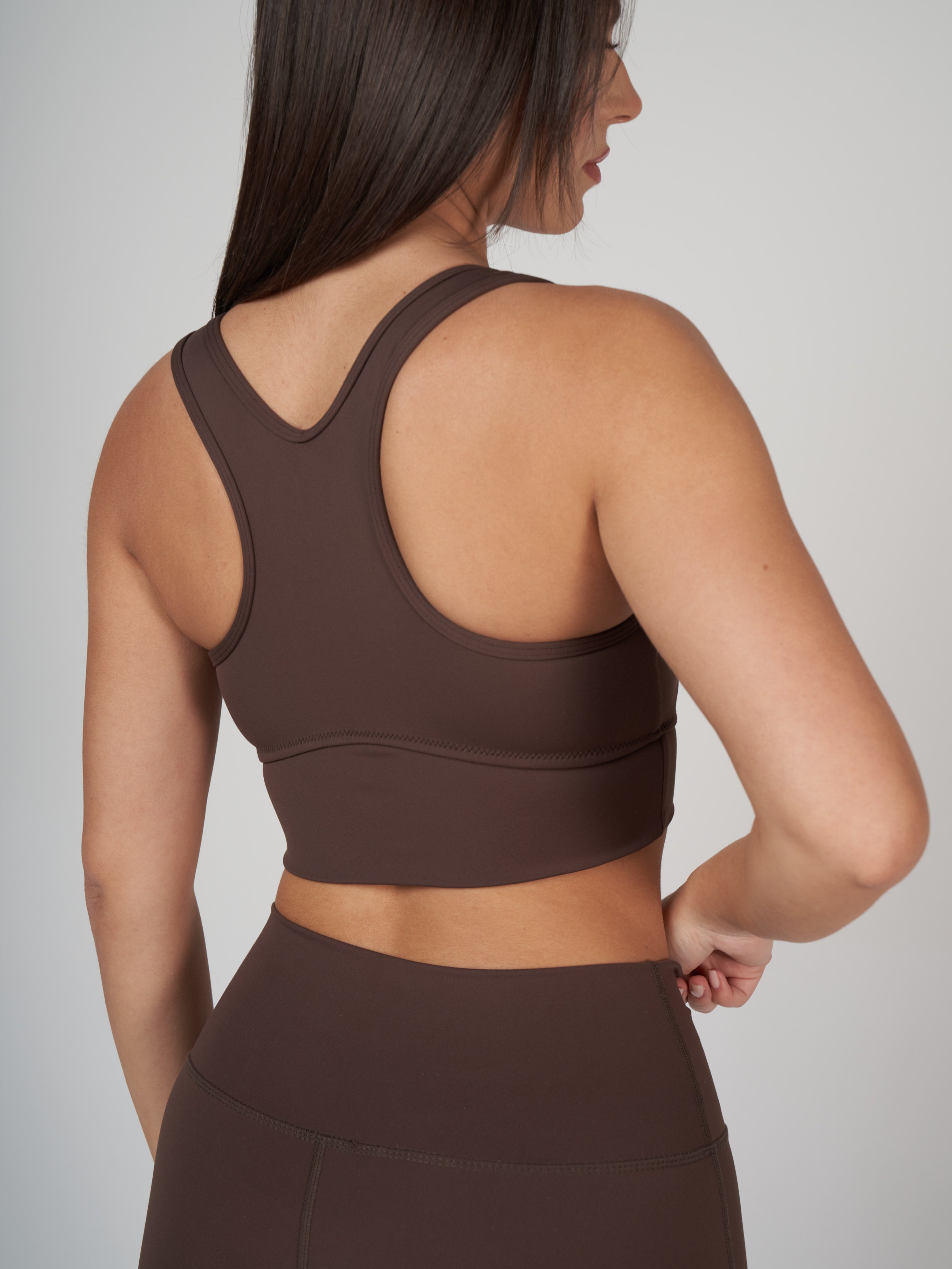 Amara Sculpt Bra - Bitter Brown