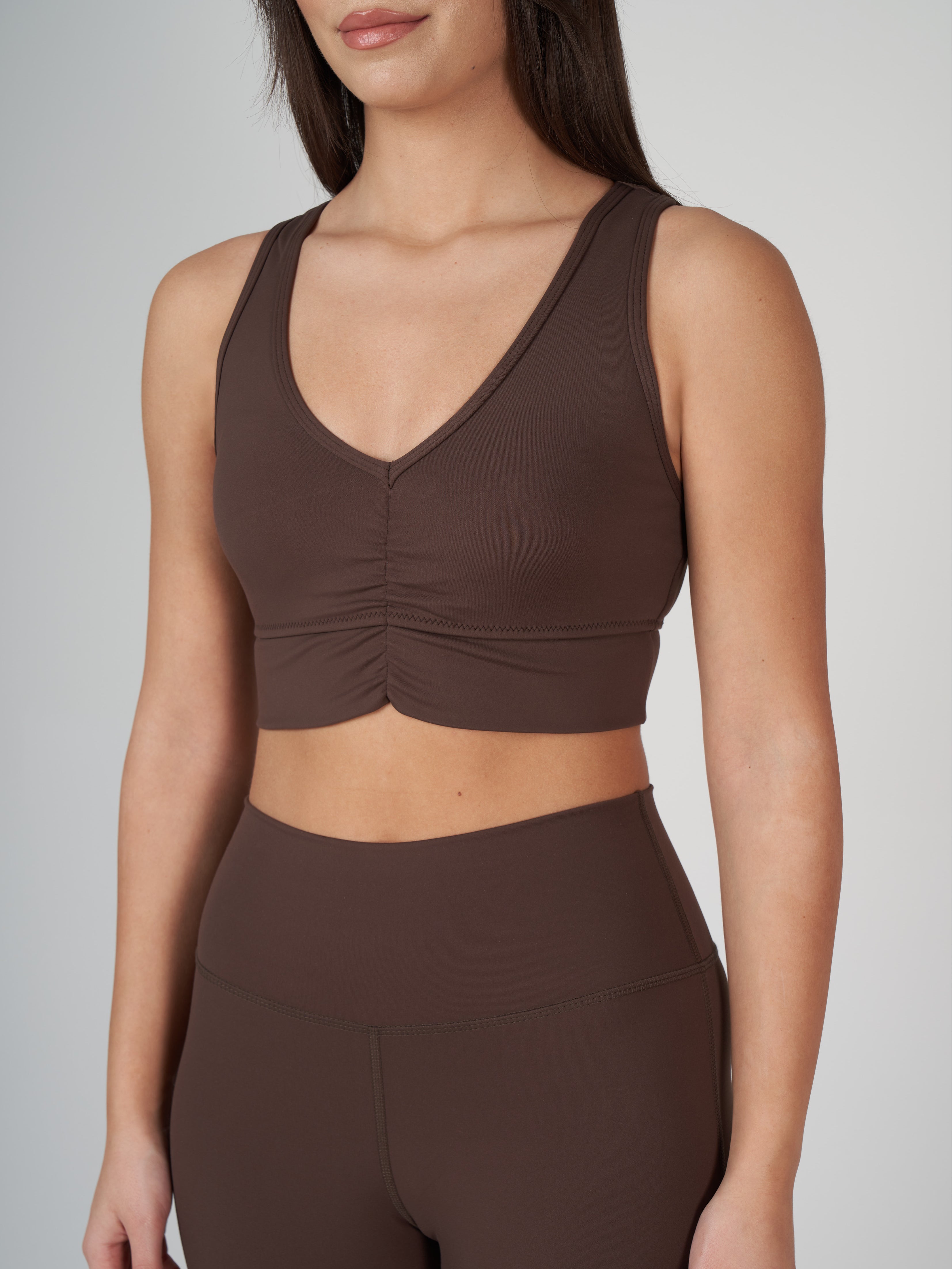 Amara Sculpt Bra - Bitter Brown