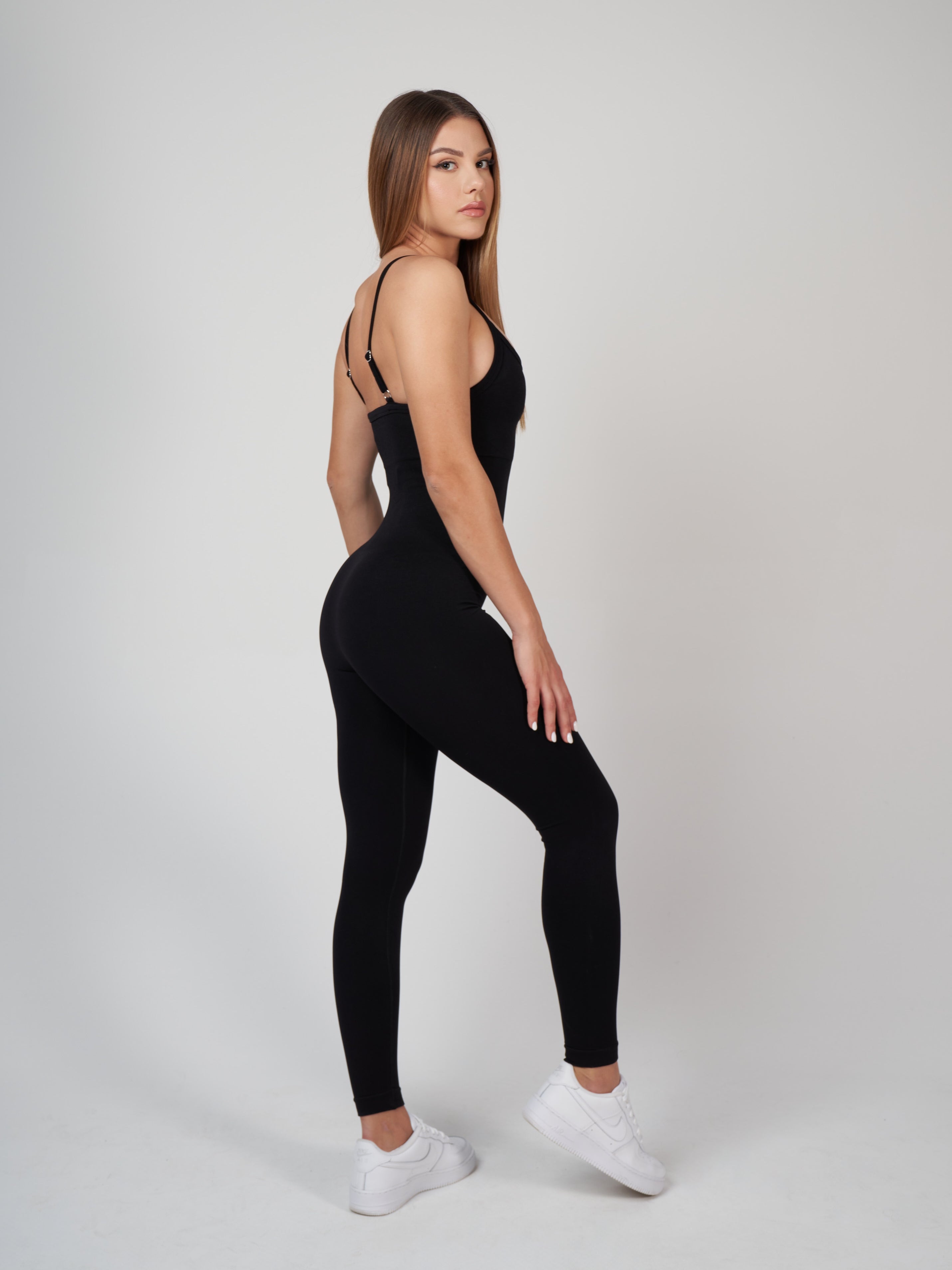 Rachel Seamless Jumpsuit - Black