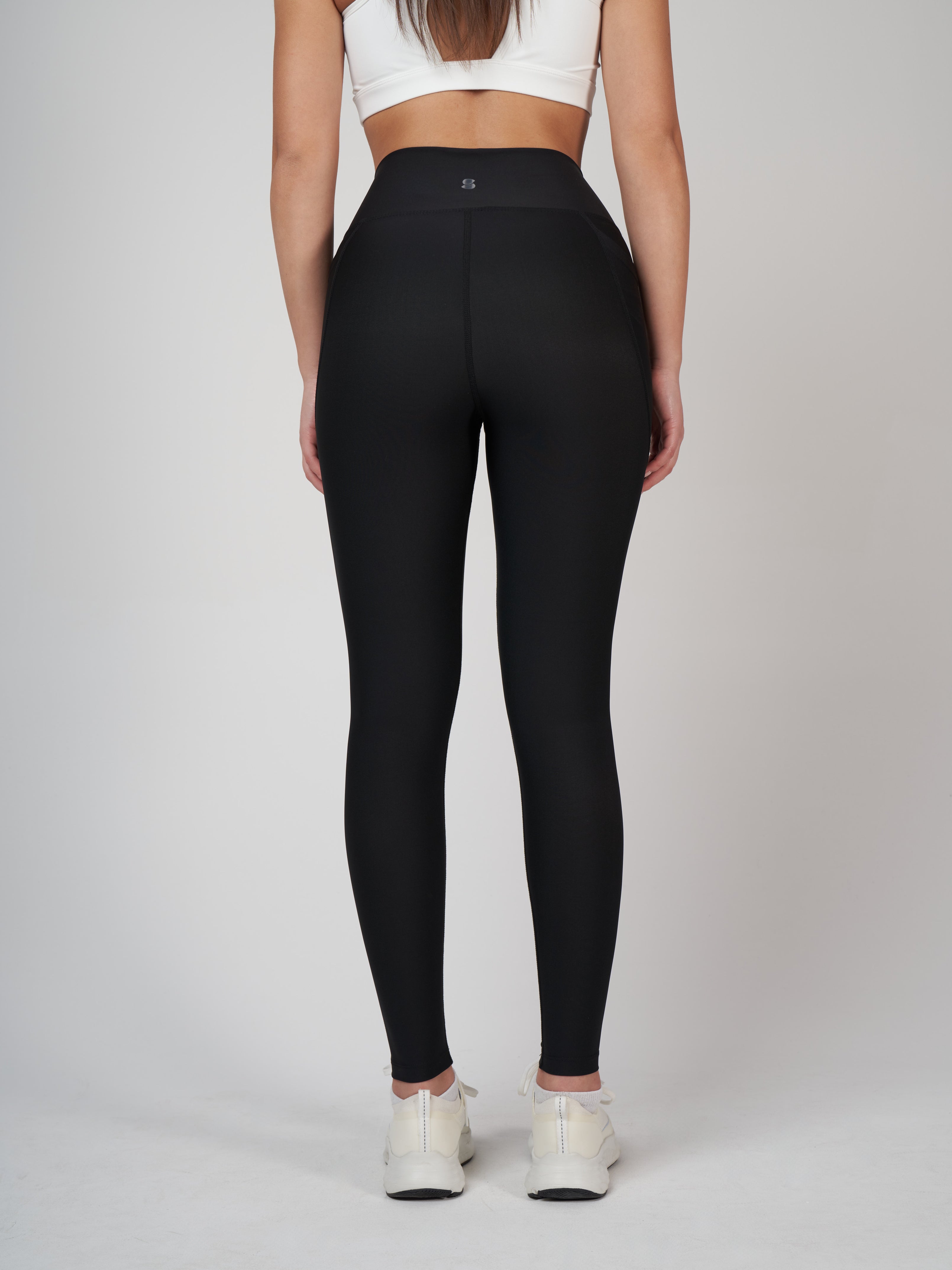 Adele Cross Waist Хеланки - Black