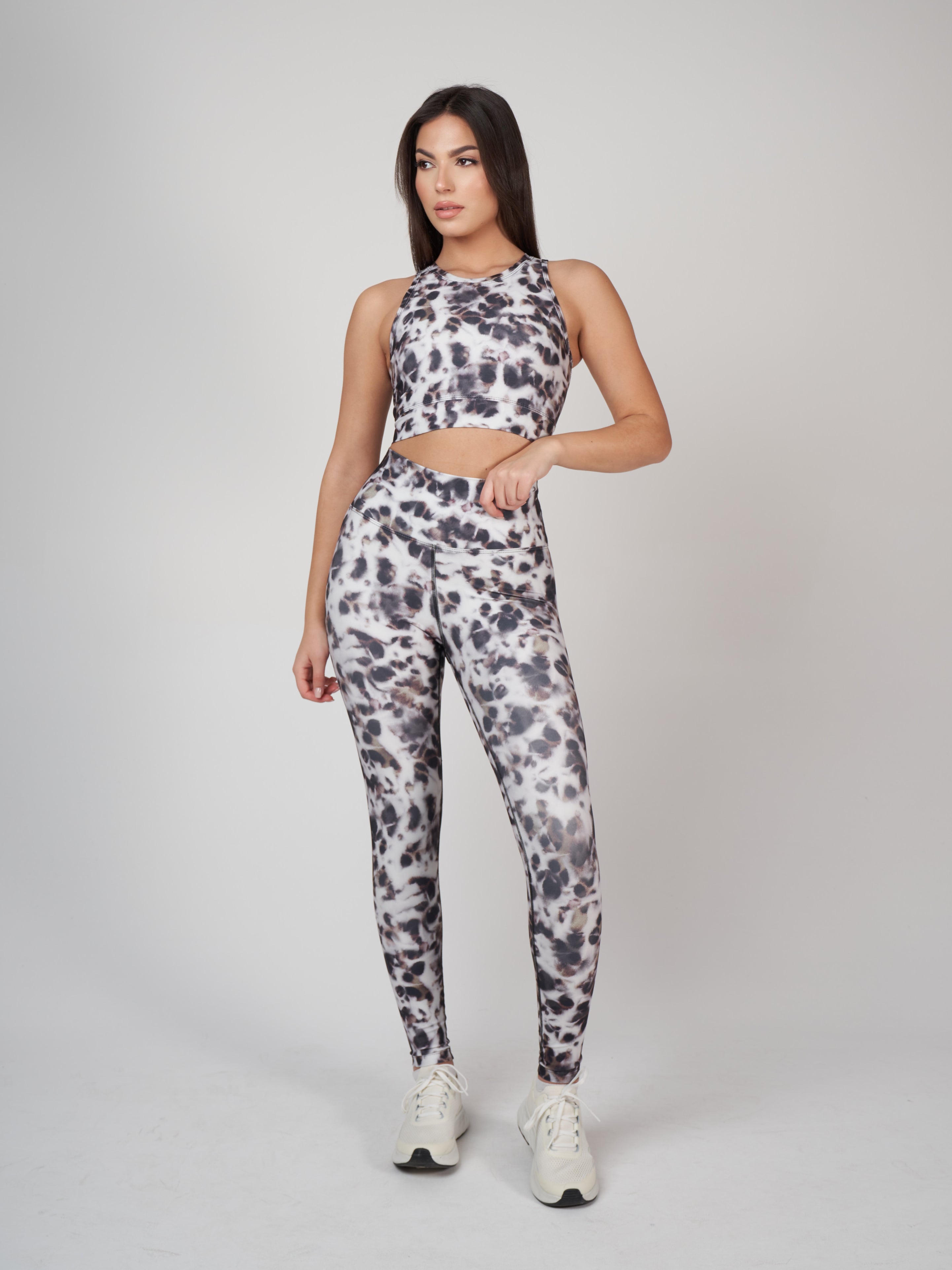 Snow Leopard Print Top