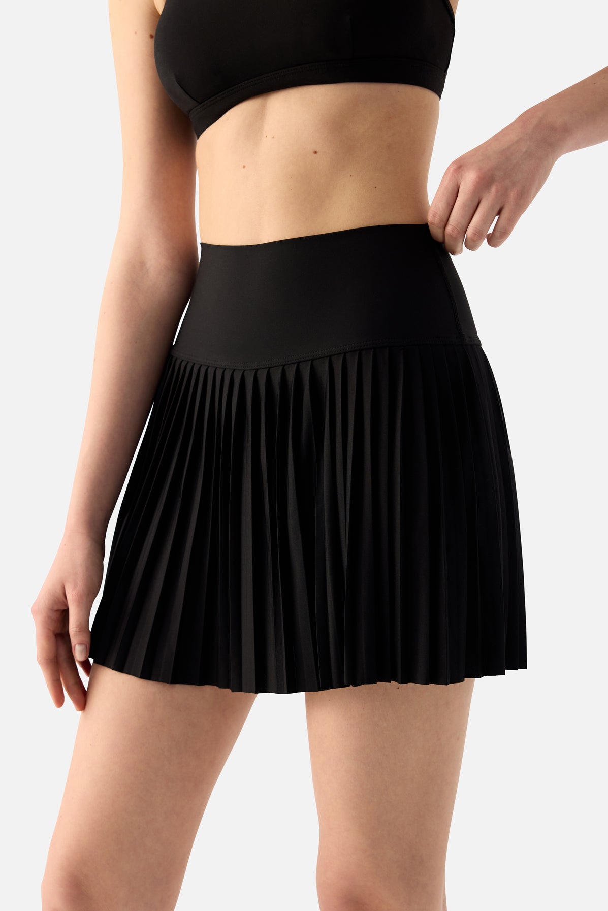 Elira Tennis Skirt - Black
