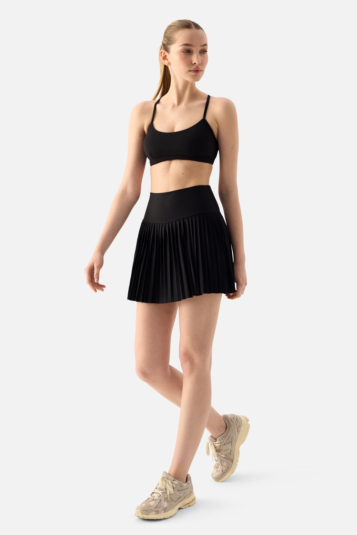 Elira Tennis Skirt - Black
