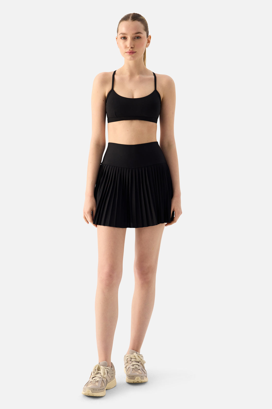 Elira Tennis Skirt - Black