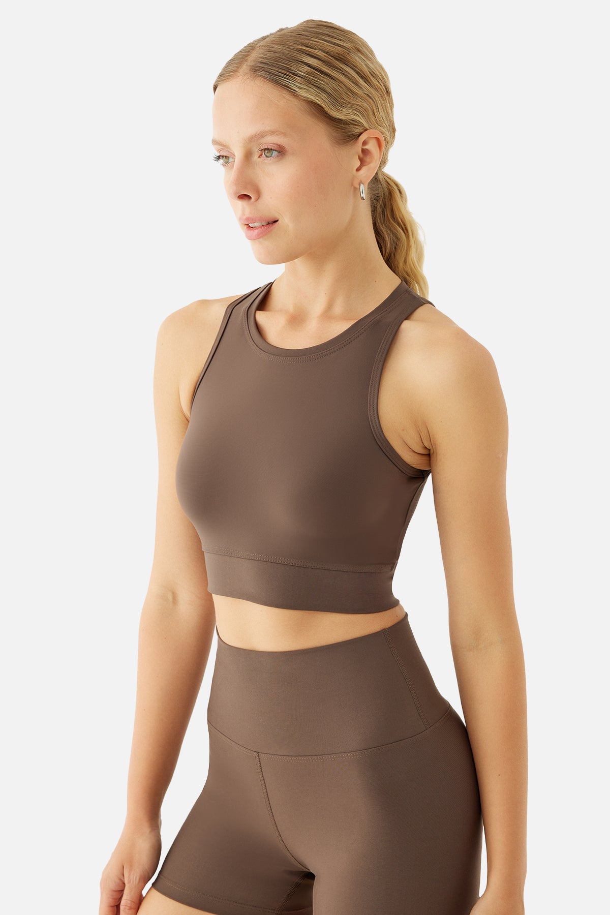 Olivia Top - Bitter Brown