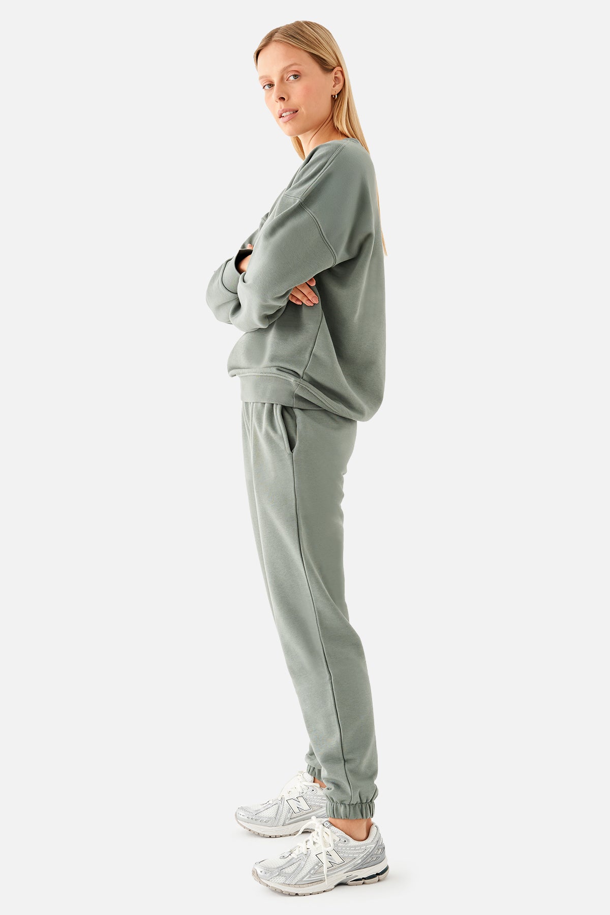 Mia Cuffed Sweatpants - Khaki