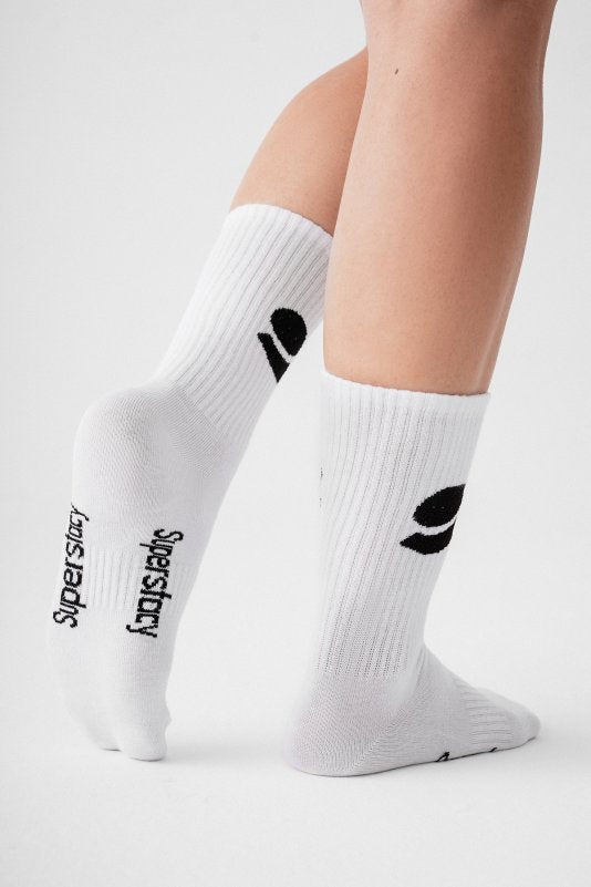 Superstacy Signature Socks - Black Logo