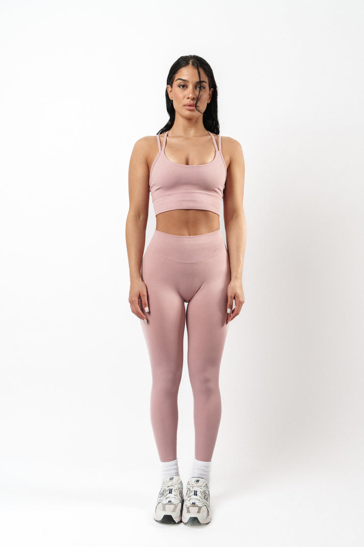 Jade Scrunch Seamless Хеланки - Powder