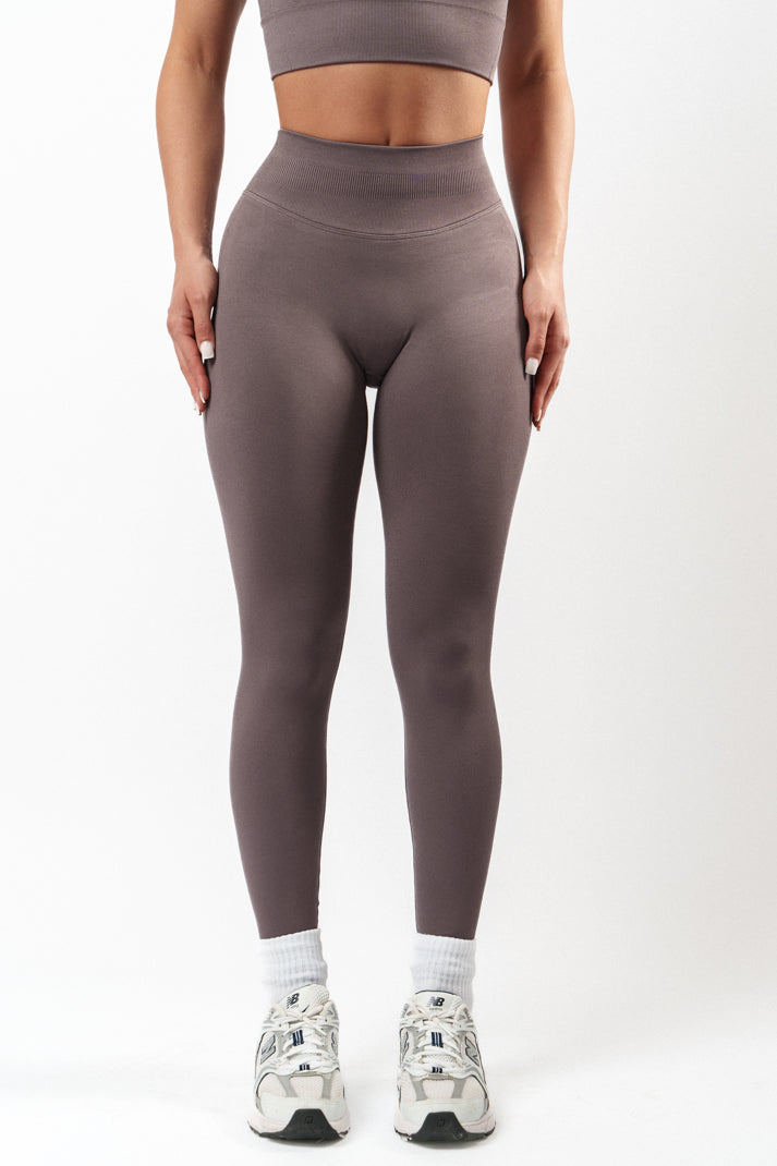 Jade Scrunch Seamless Хеланки - Light Purple