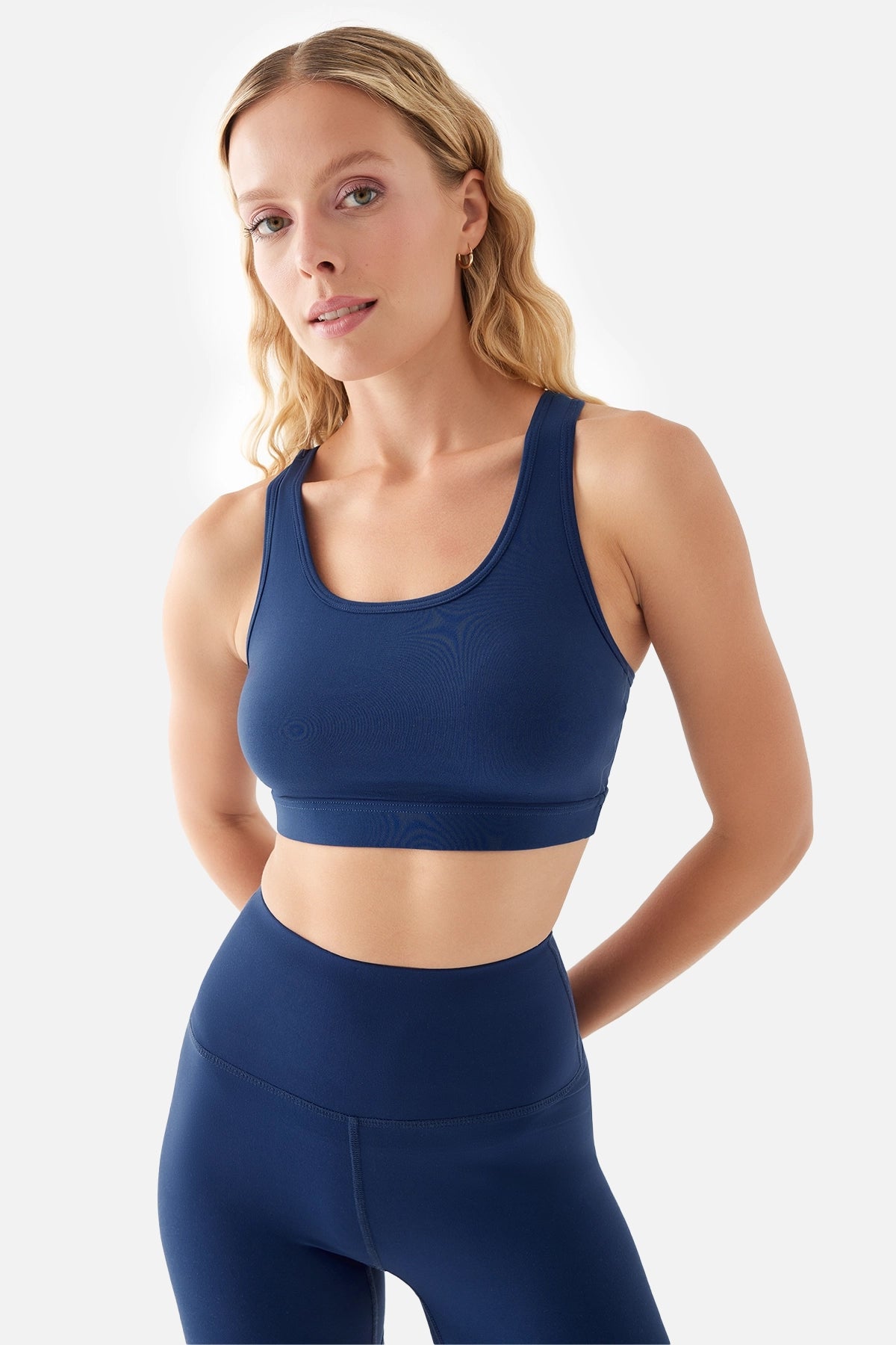 Anna Soft Medium Support Bra - Navy Blue