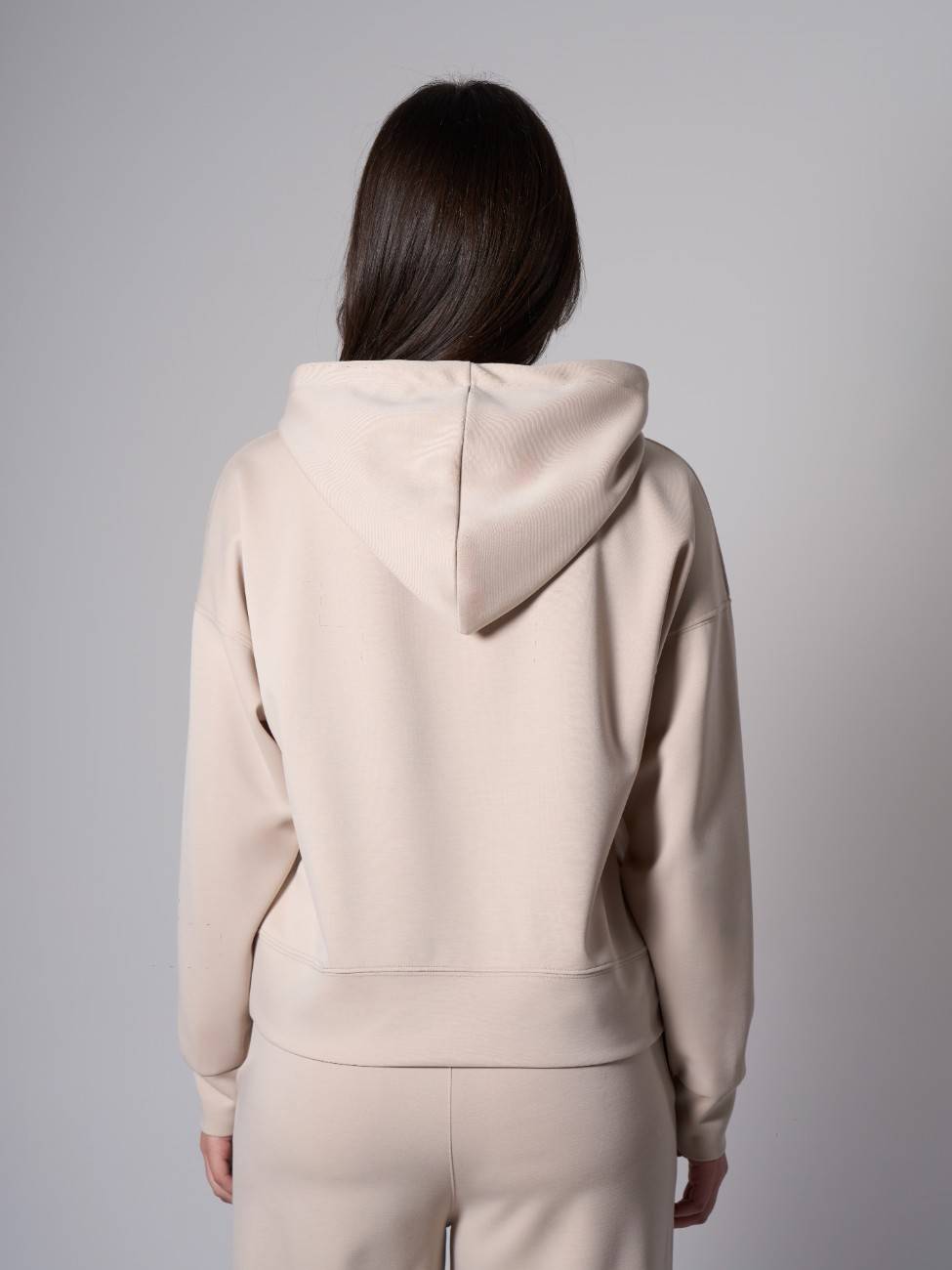 Mila Snug Modal Hoodie - Stone