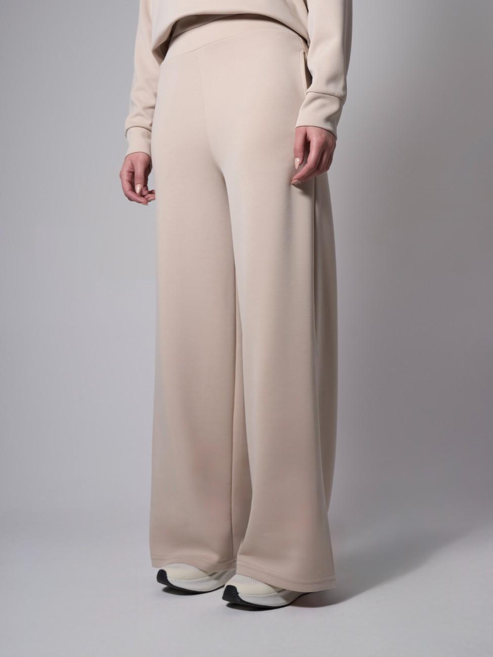 Jade Modal Wide Leg Pants - Stone