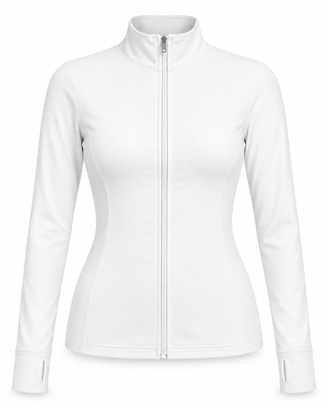 LIORA SOFT FULL ZIPPER JACKET - ECRU