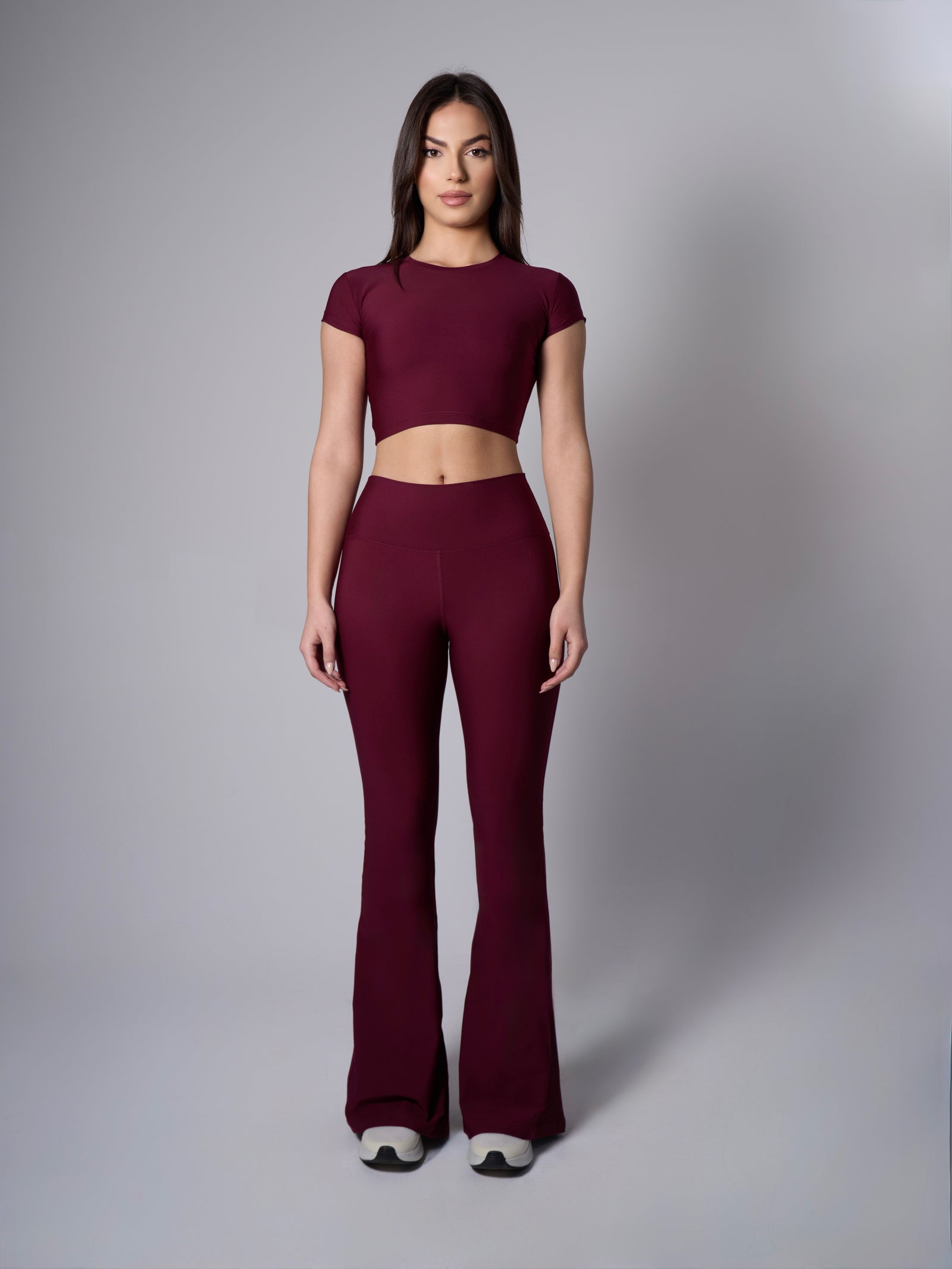 Melina Flared Хеланки - Maroon