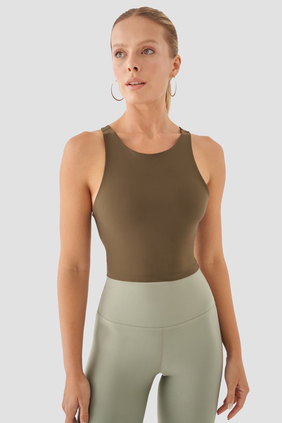 Jane Medium Support Bra- Khaki