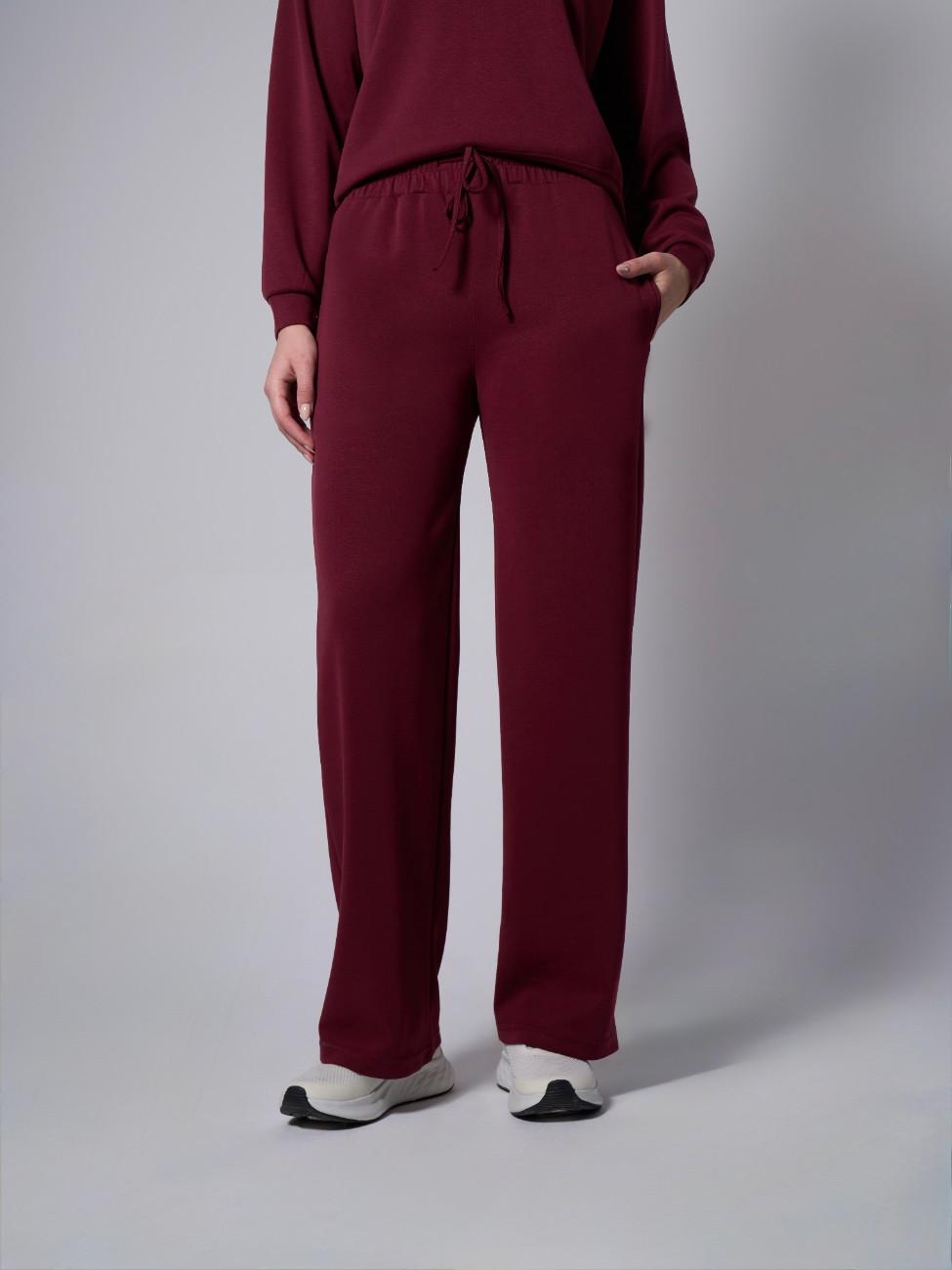 Nora Modal Pants - Claret Red