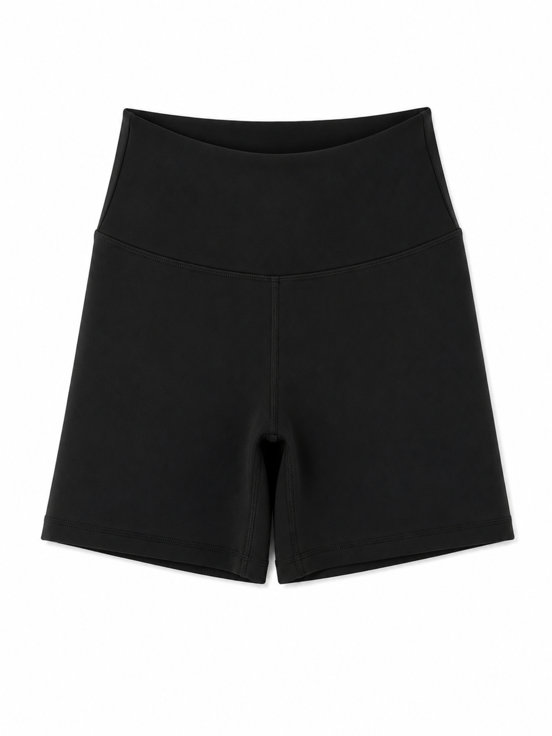 LIORA HIGH-RISE SOFT SHORTS - BLACK