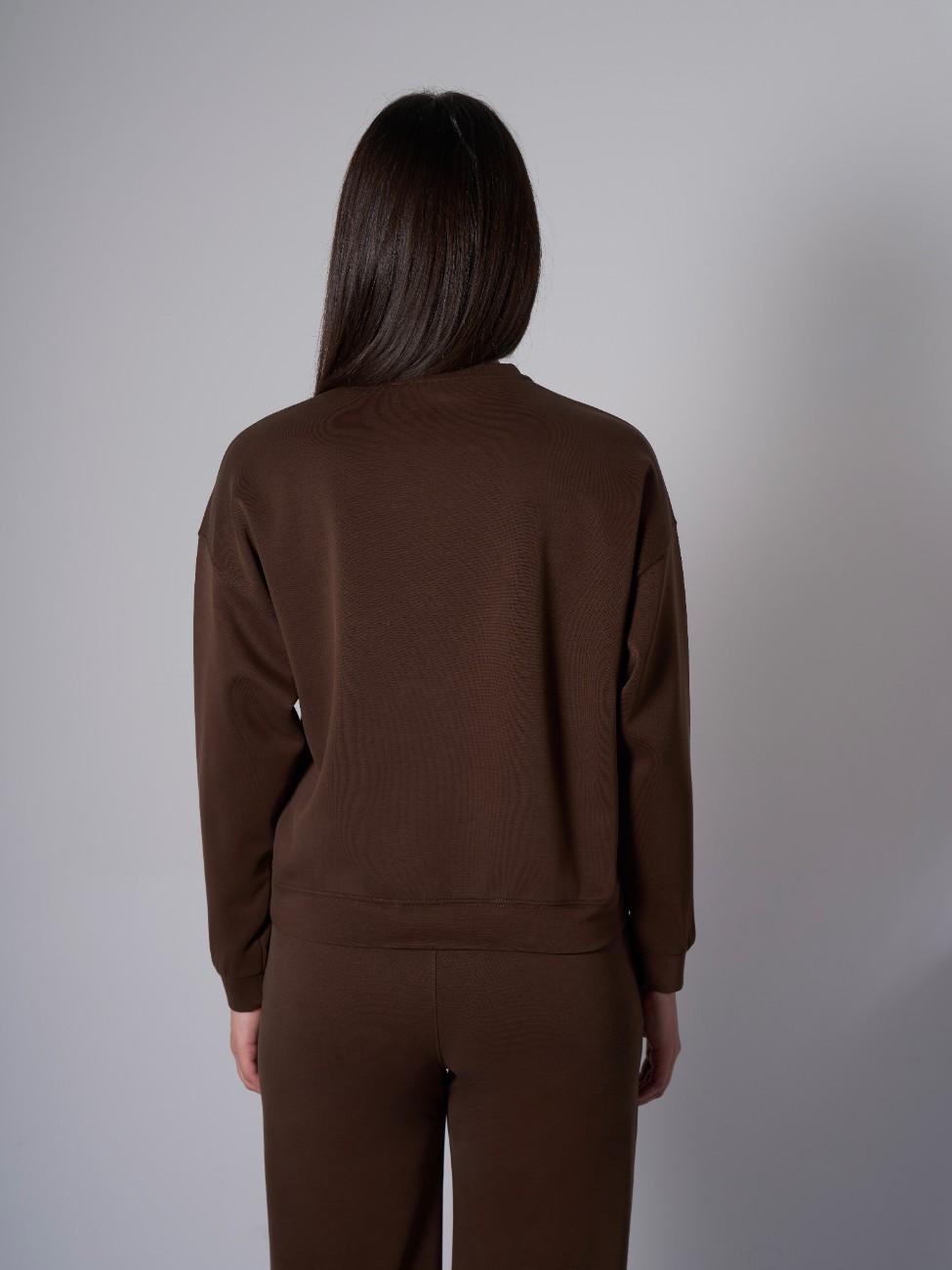 Cleo Modal Crewneck - Brown