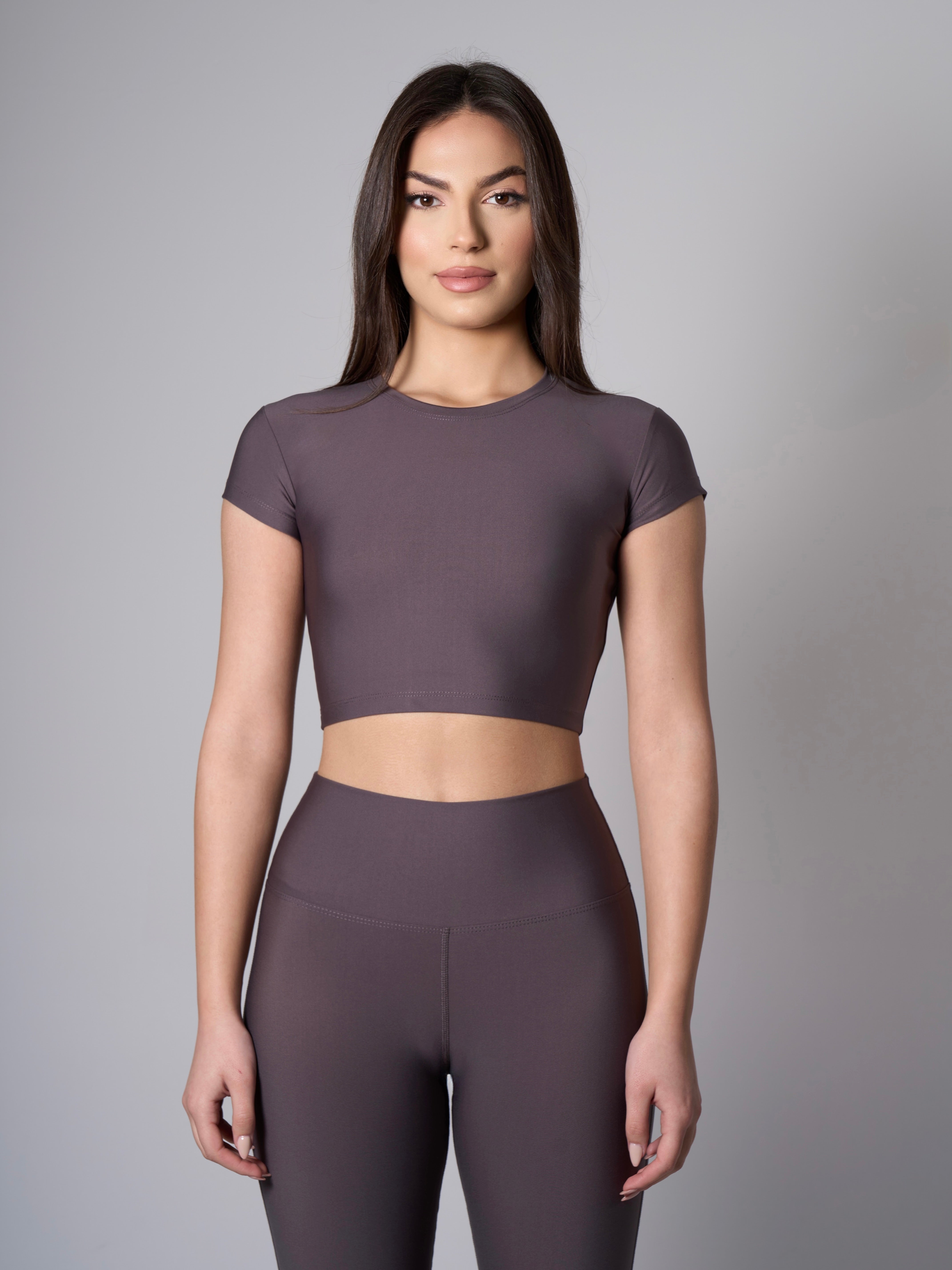 Melina Short Sleeve Top - Light Purple