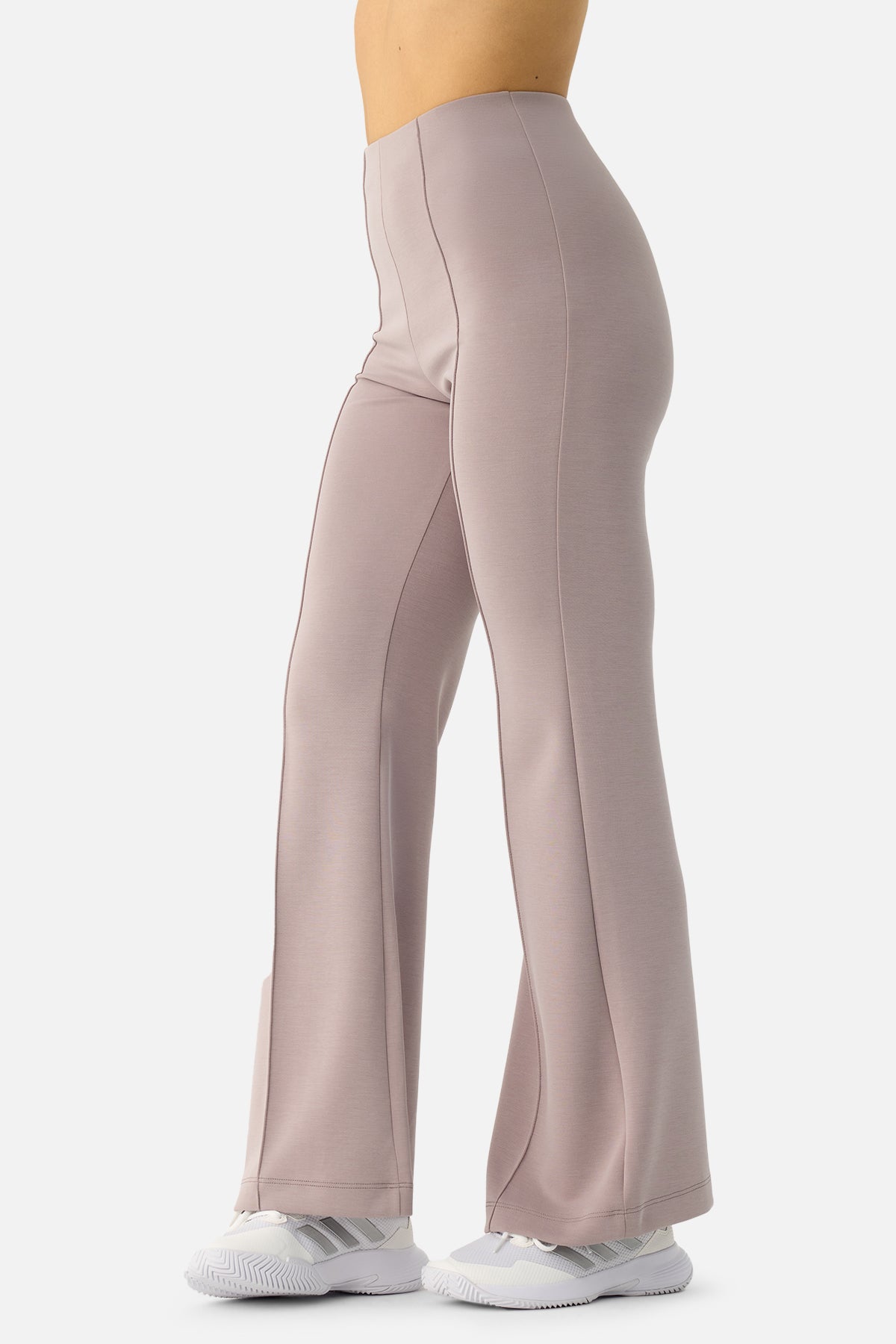 Mira Modal Flare Pants - Stone