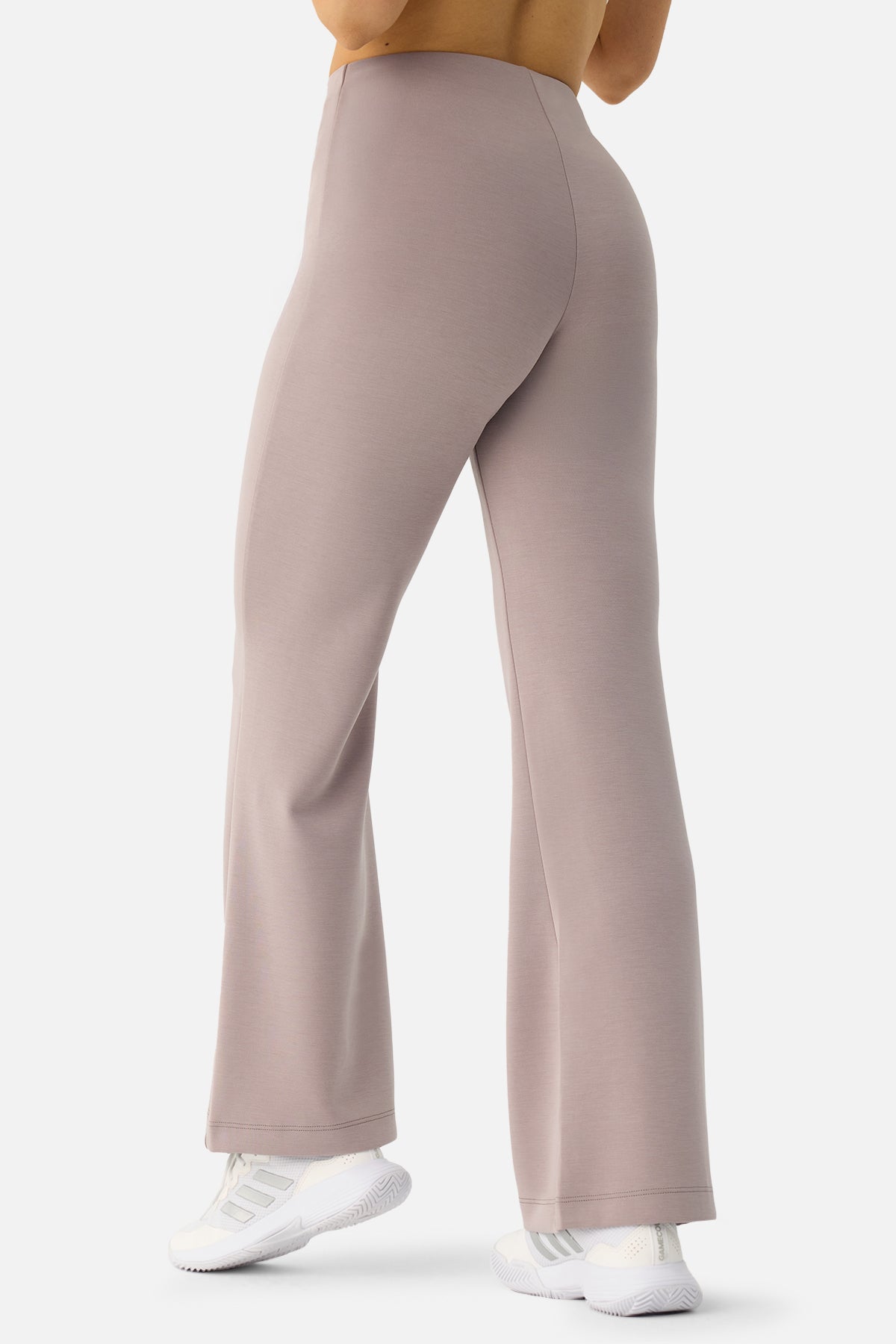Mira Modal Flare Pants - Stone
