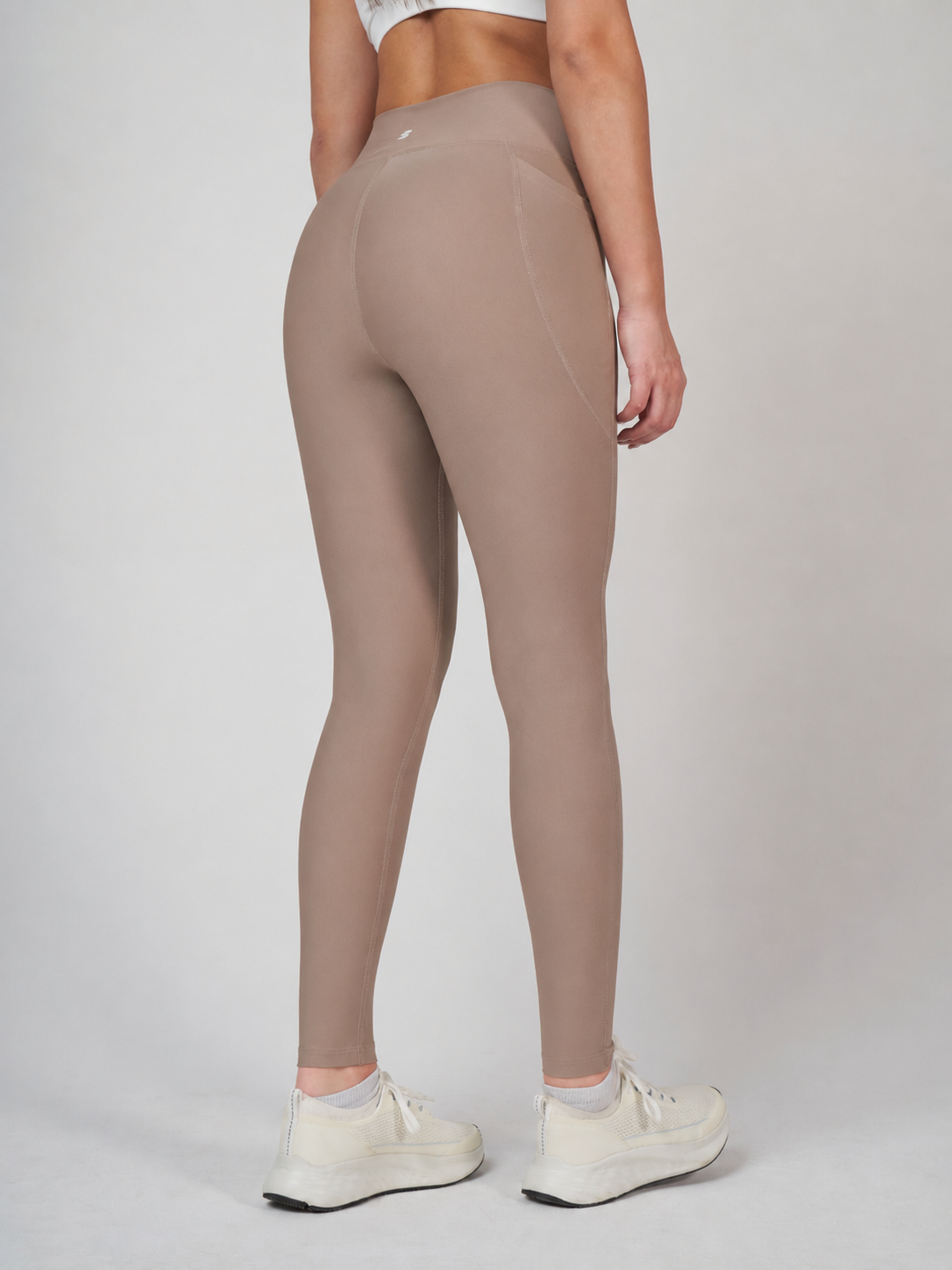 Adele Cross Waist Хеланки - Stone