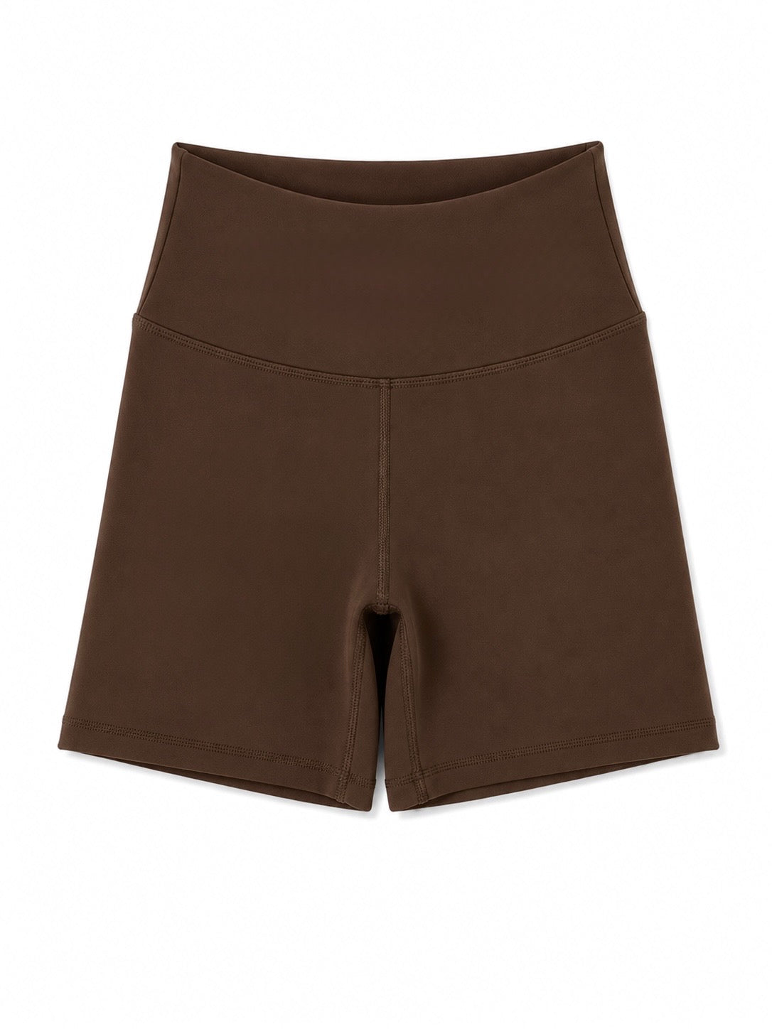 LIORA HIGH-RISE SOFT SHORTS - BITTER BROWN