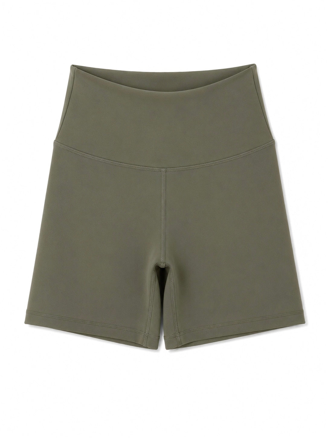 LIORA HIGH-RISE SOFT SHORTS - KHAKI