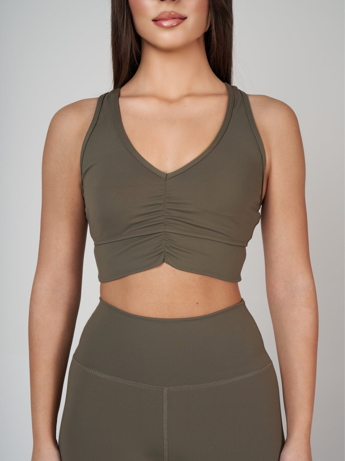Amara Sculpt Bra - Khaki