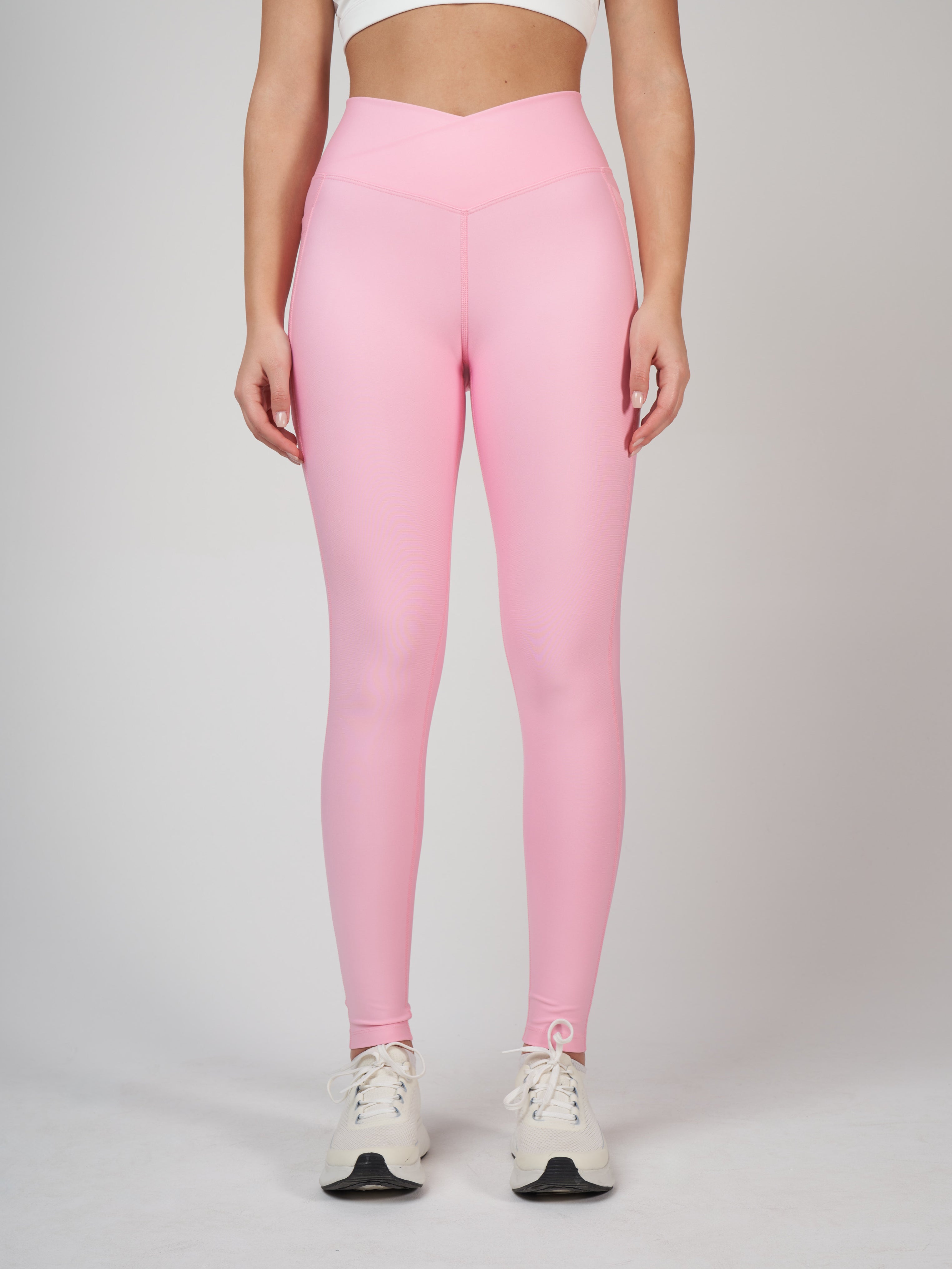 Adele Cross Waist Хеланки - Pink