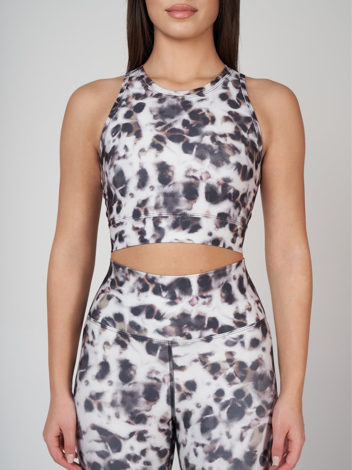 Snow Leopard Print Top