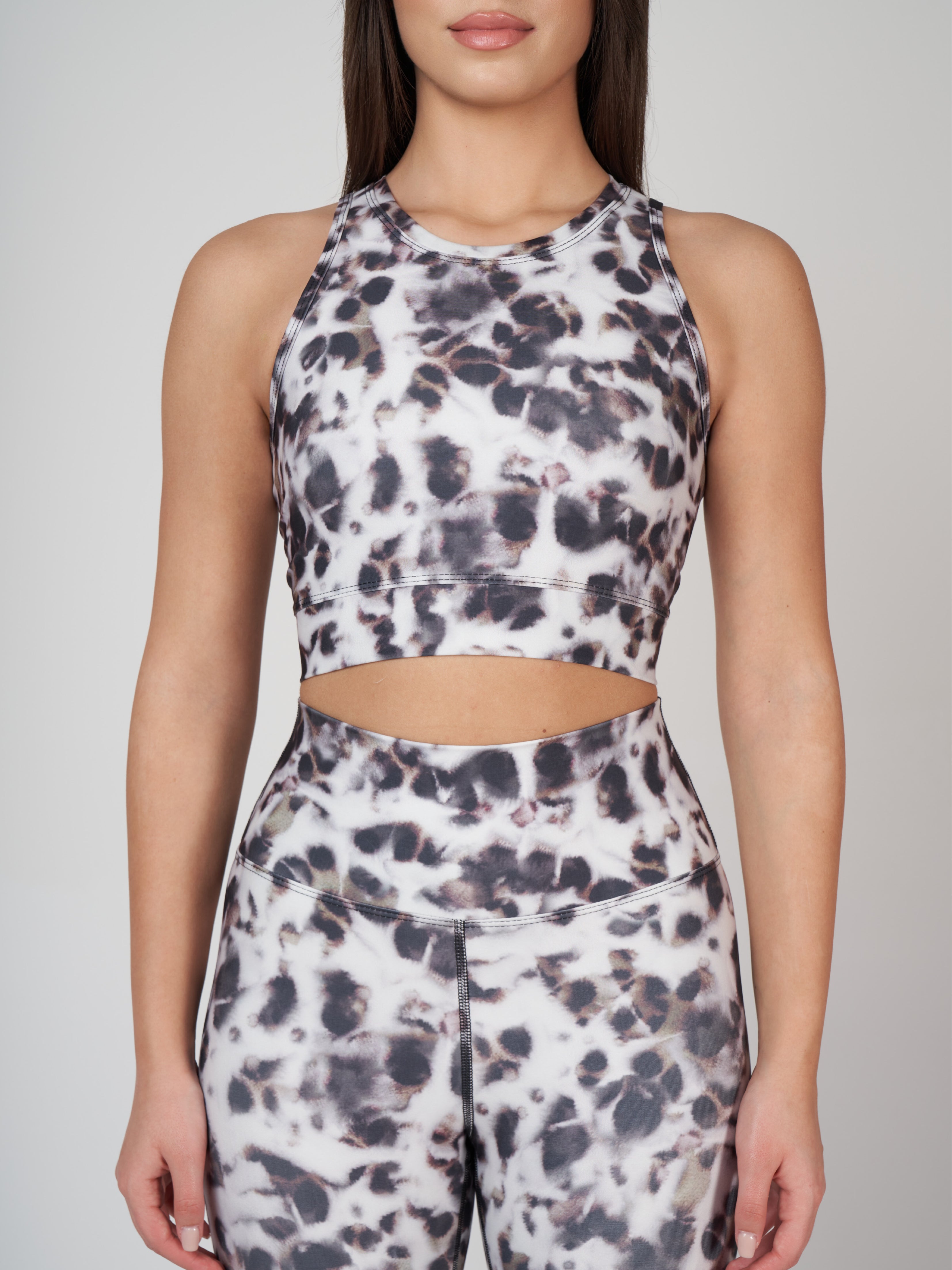 Snow Leopard Print Top