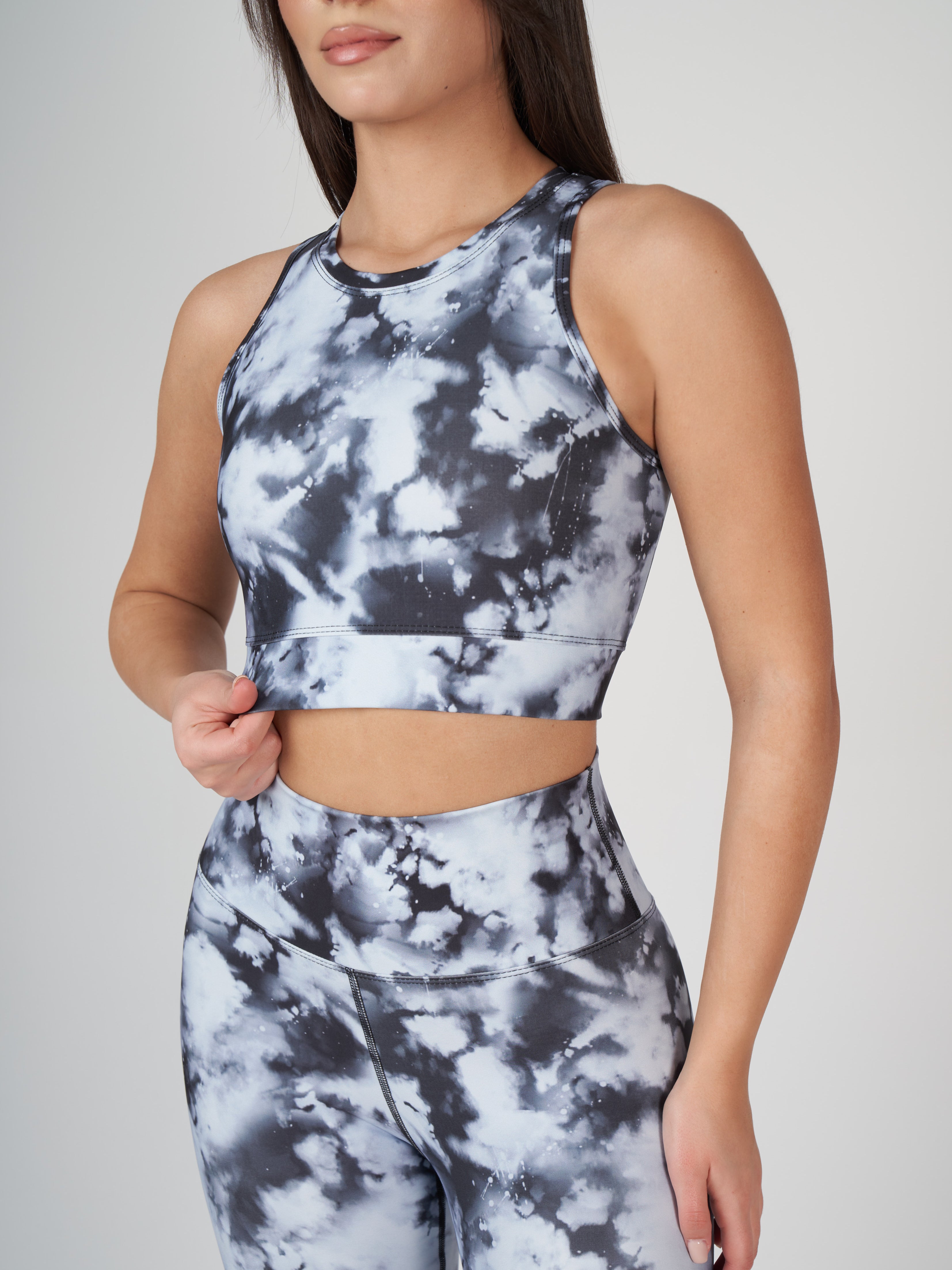 Dark Cloud Print Top