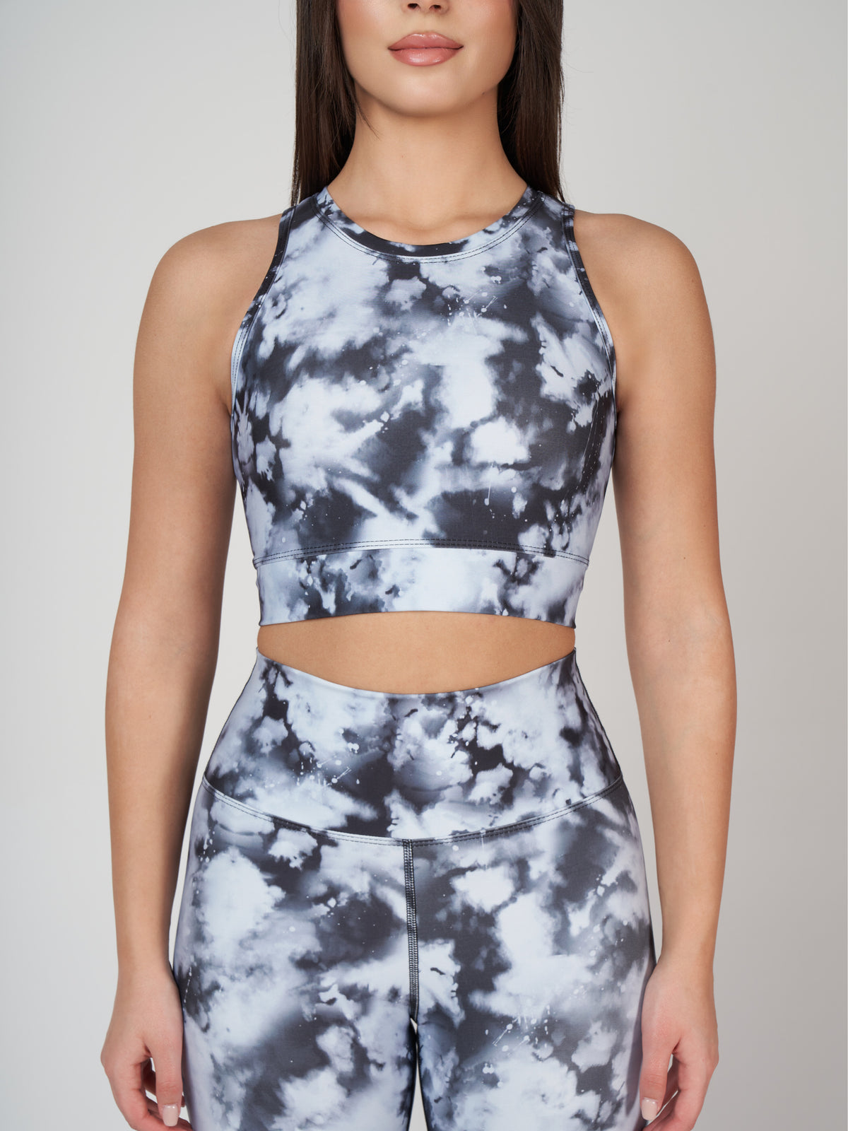 Dark Cloud Print Top