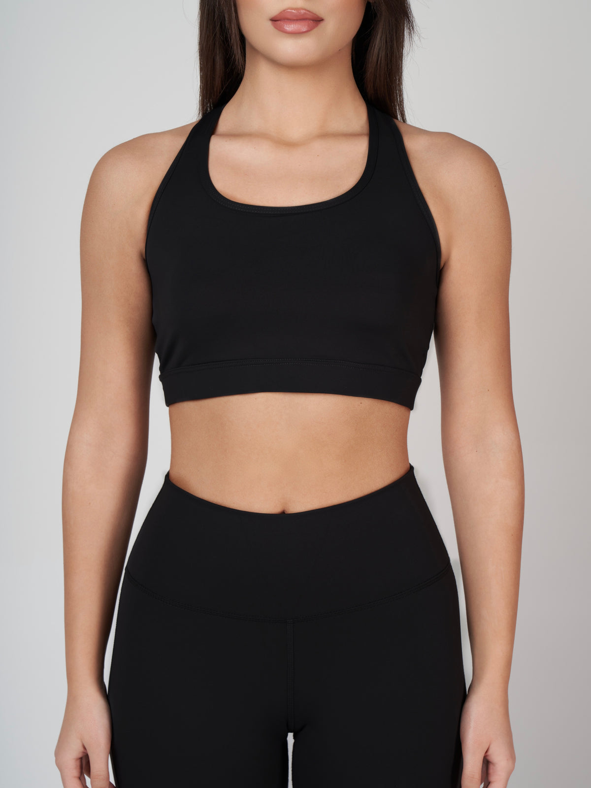 Raina Cross Bra - Black