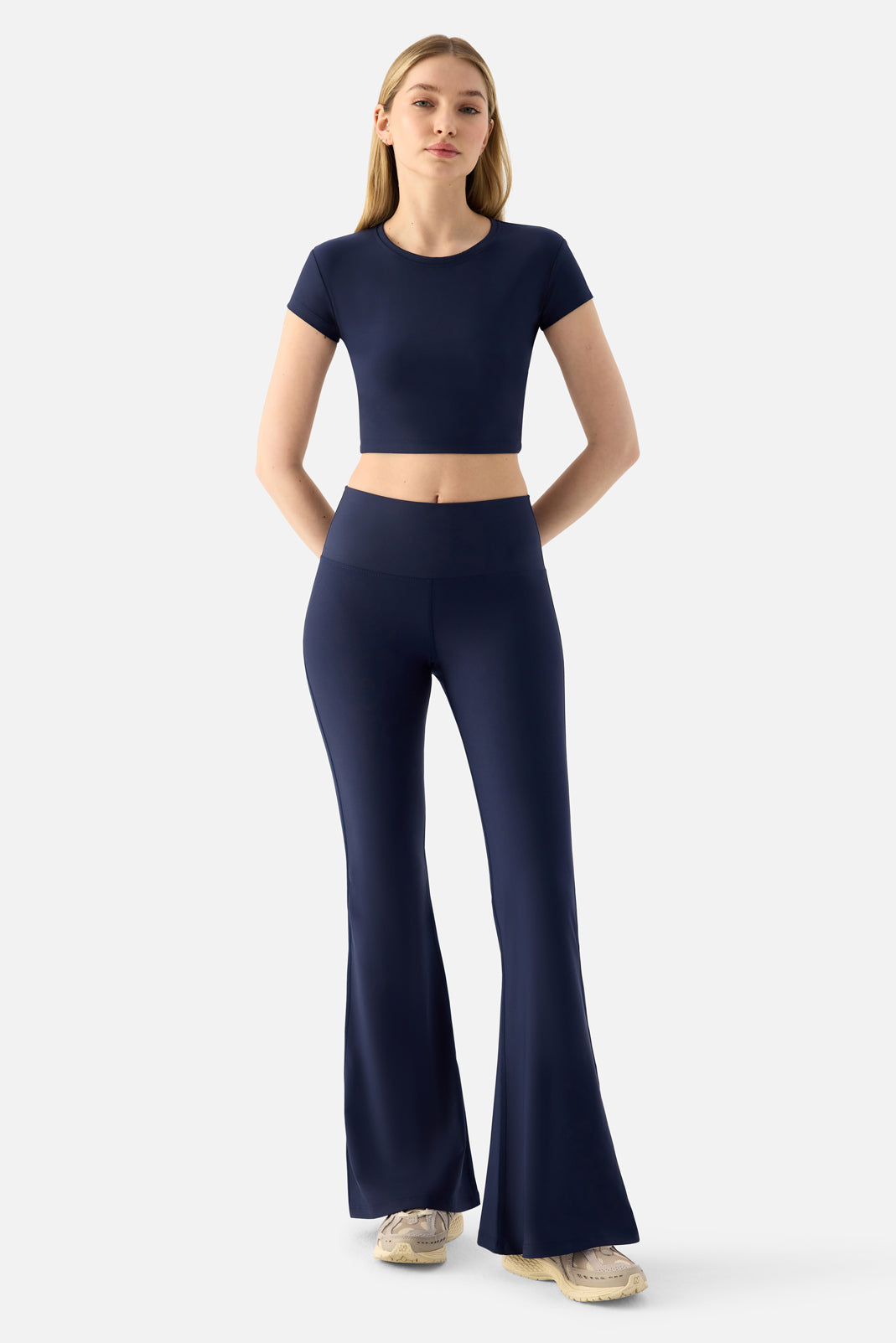 Melina Flared Хеланки - Navy Blue