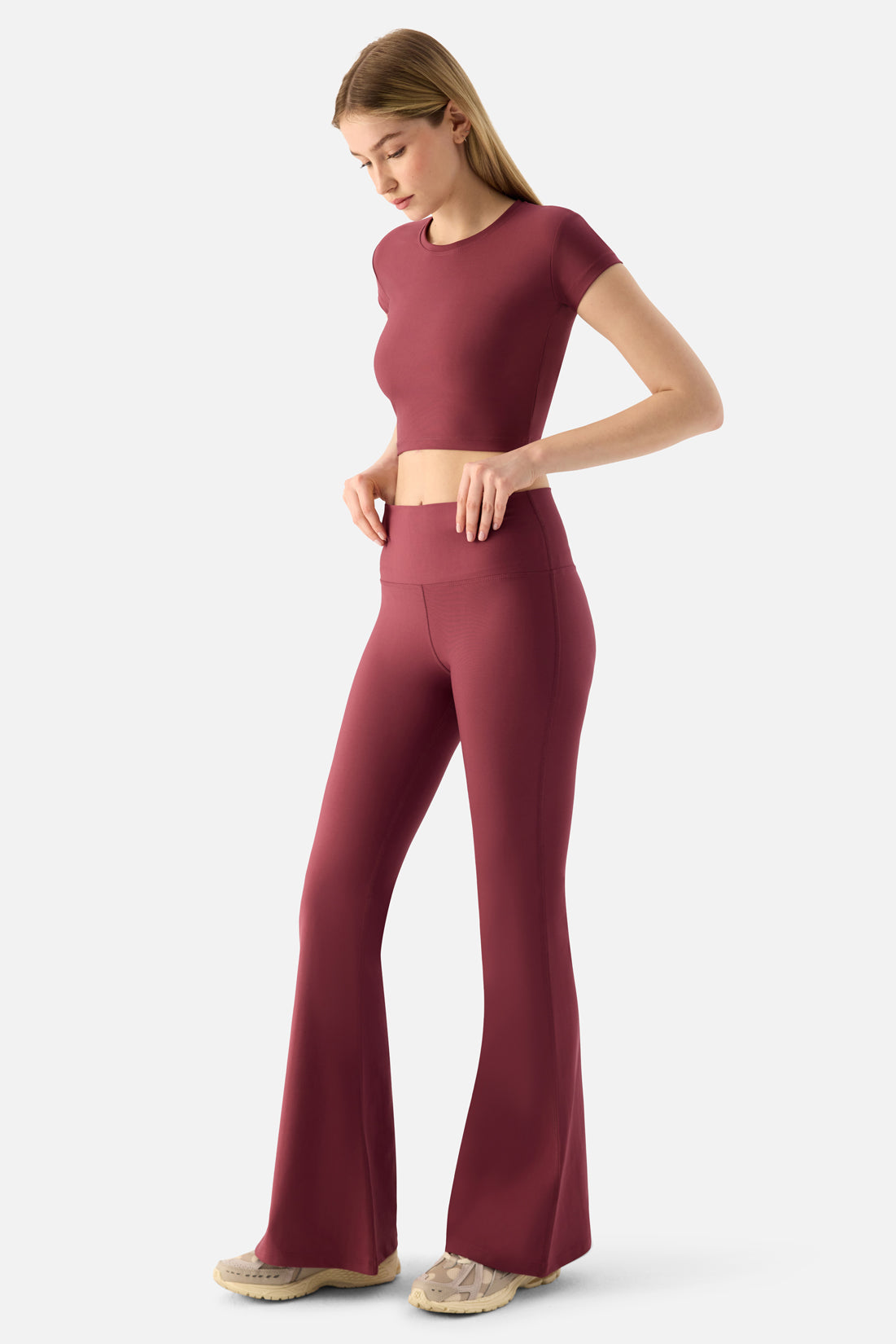 Melina Flared Хеланки - Dusty Rose