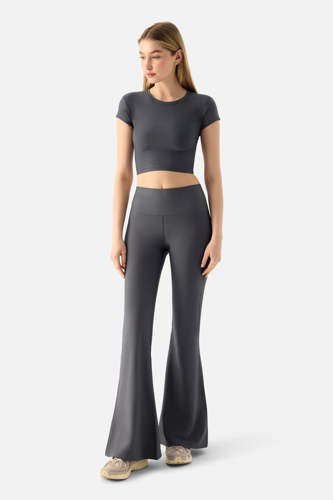 Melina Flared Хеланки - Dark Grey