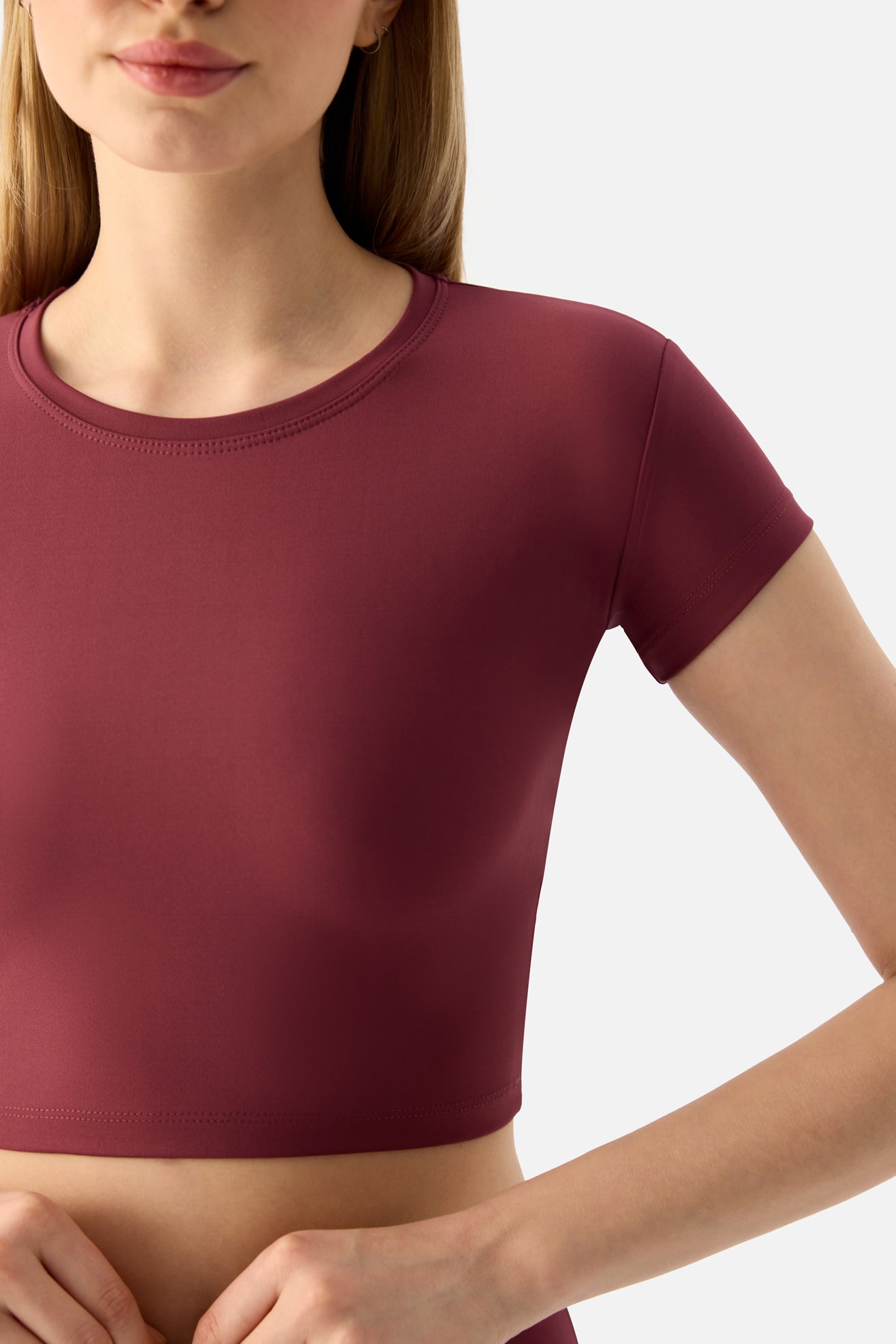 Melina Short Sleeve Top - Dusty Rose