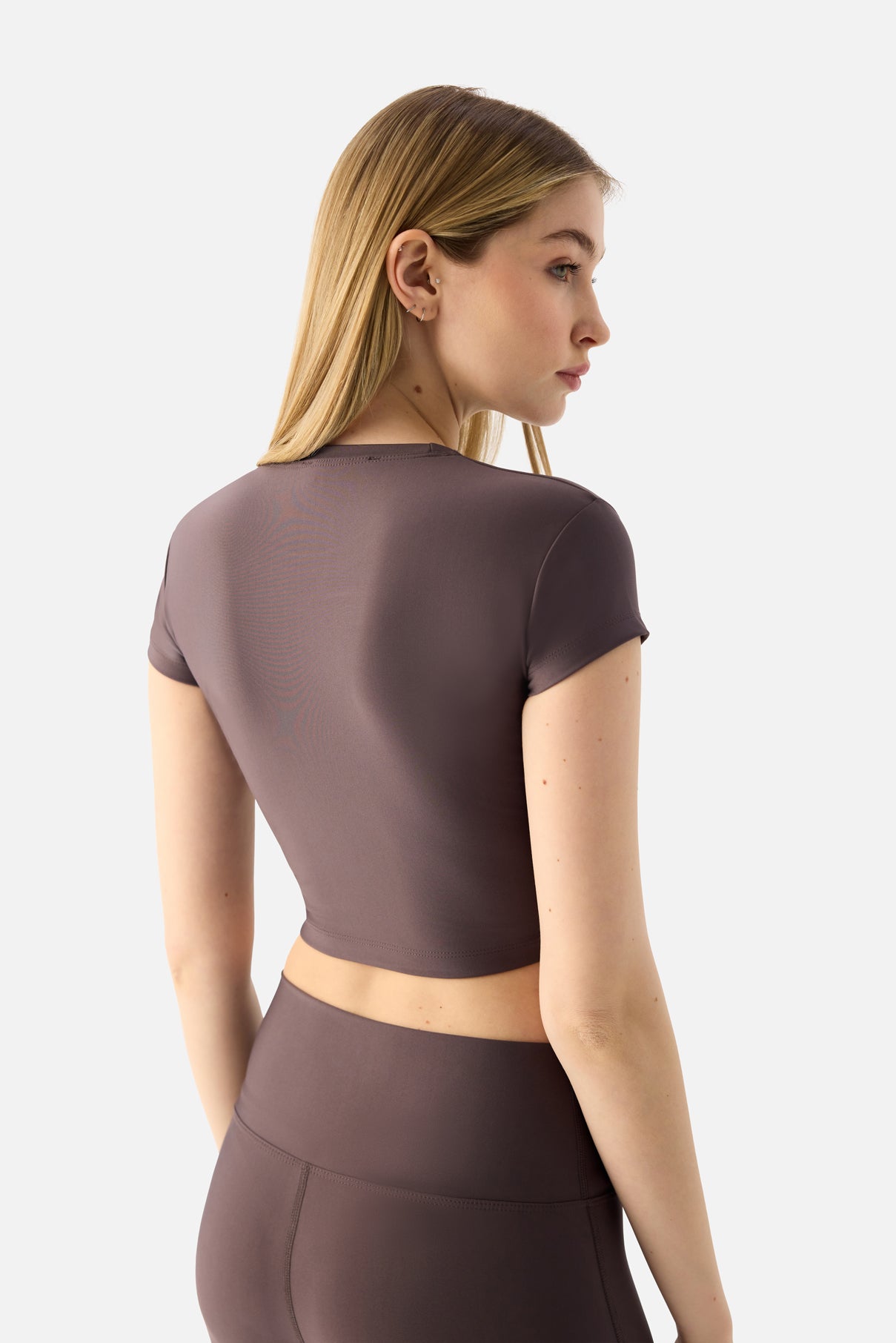 Melina Short Sleeve Top - Light Purple