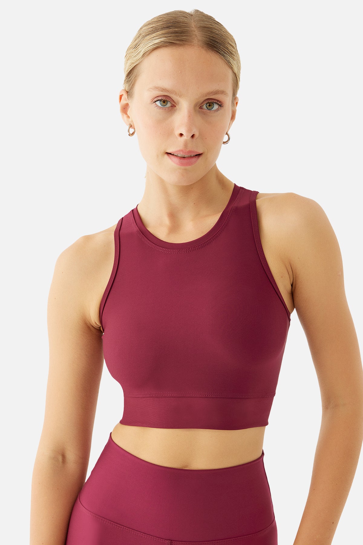 Olivia Top - Maroon