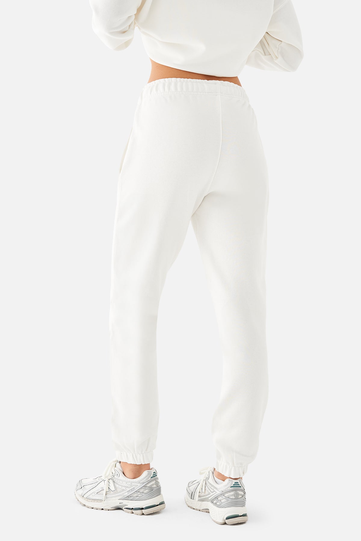 Mia Cuffed Sweatpants - Ecru