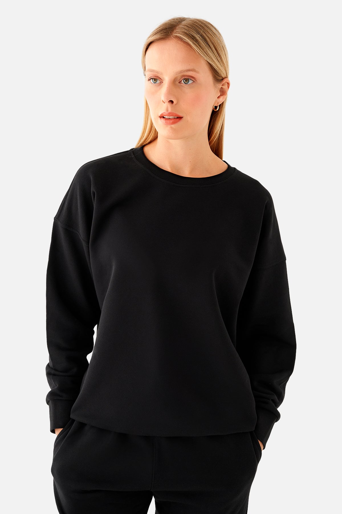 Nina Crewneck Sweatshirt - Black