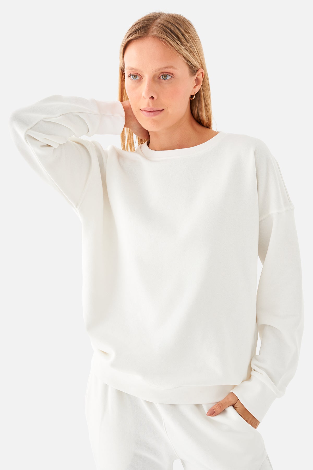 Nina Crewneck Sweatshirt - Ecru